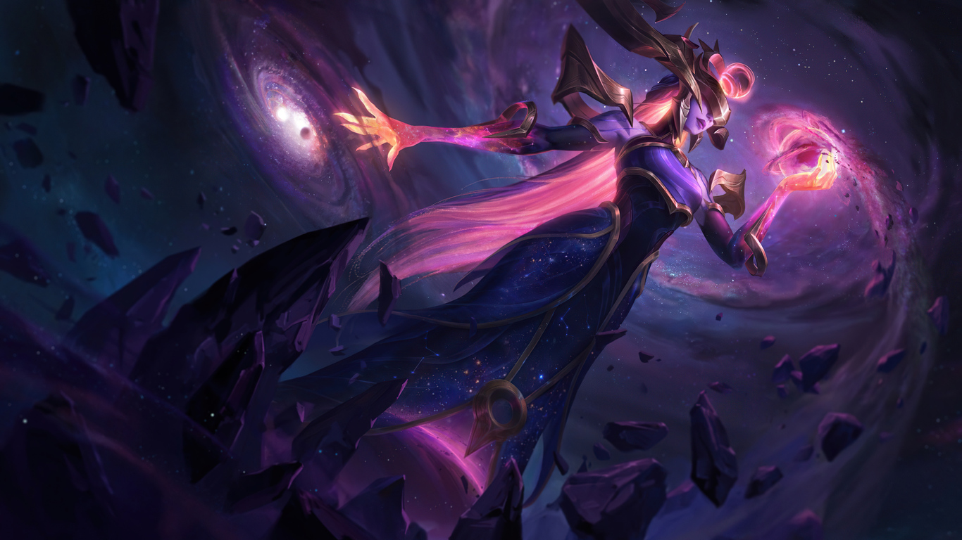 1366x768 Dark Cosmic Lissandra League Of Legends 5k 1366x768 Resolution HD  4k Wallpapers, Images, Backgrounds, Photos and Pictures