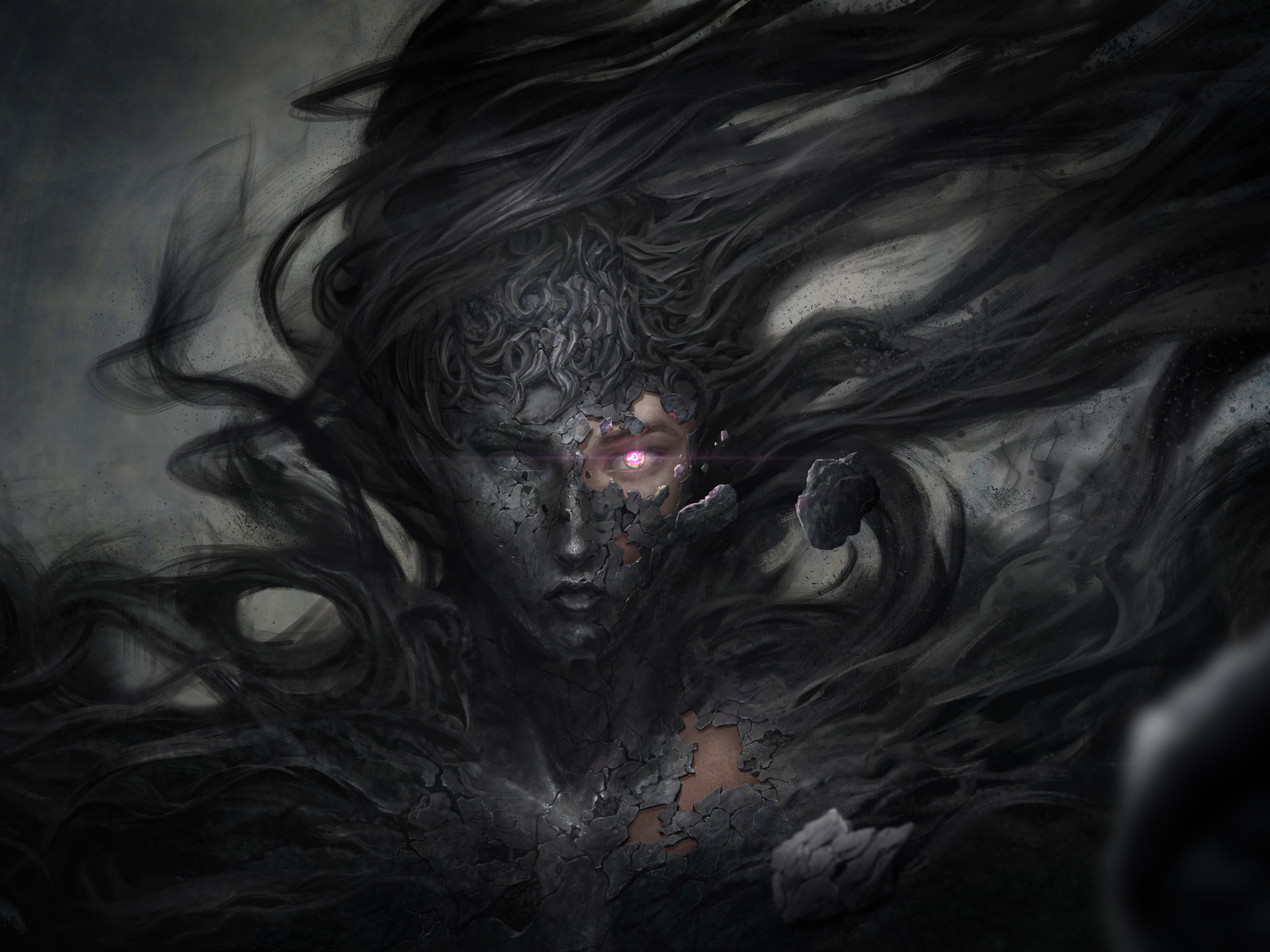 Dark Demon Fantasy Witch 8k In 1600x1200 Resolution. dark-demon-fantasy-wit...