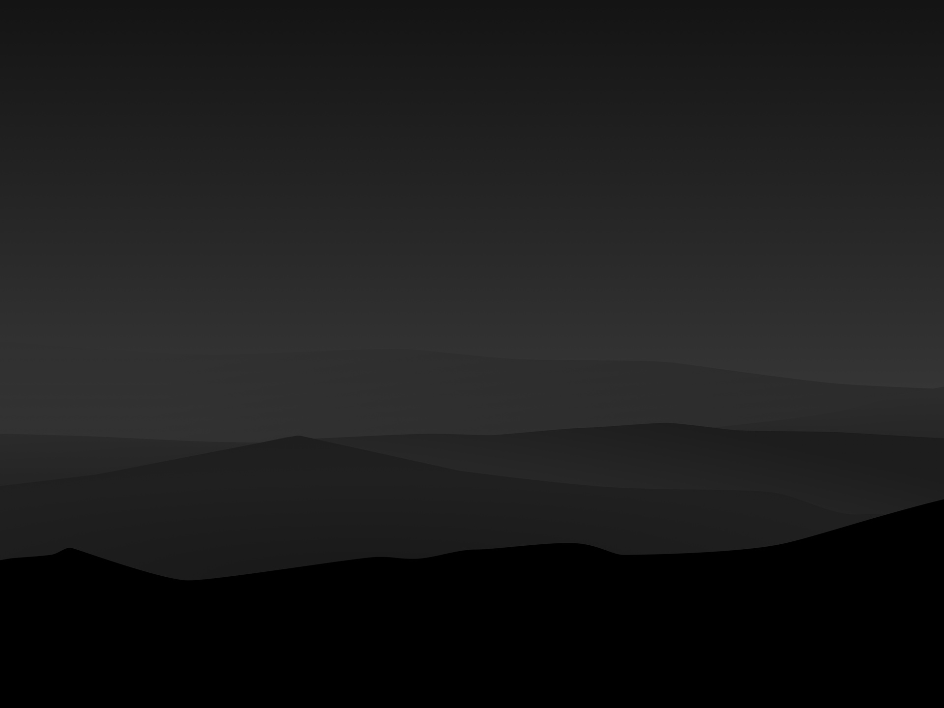 1920x1440 Dark Night Mountains Minimalist 4k 1920x1440 Resolution HD 4k