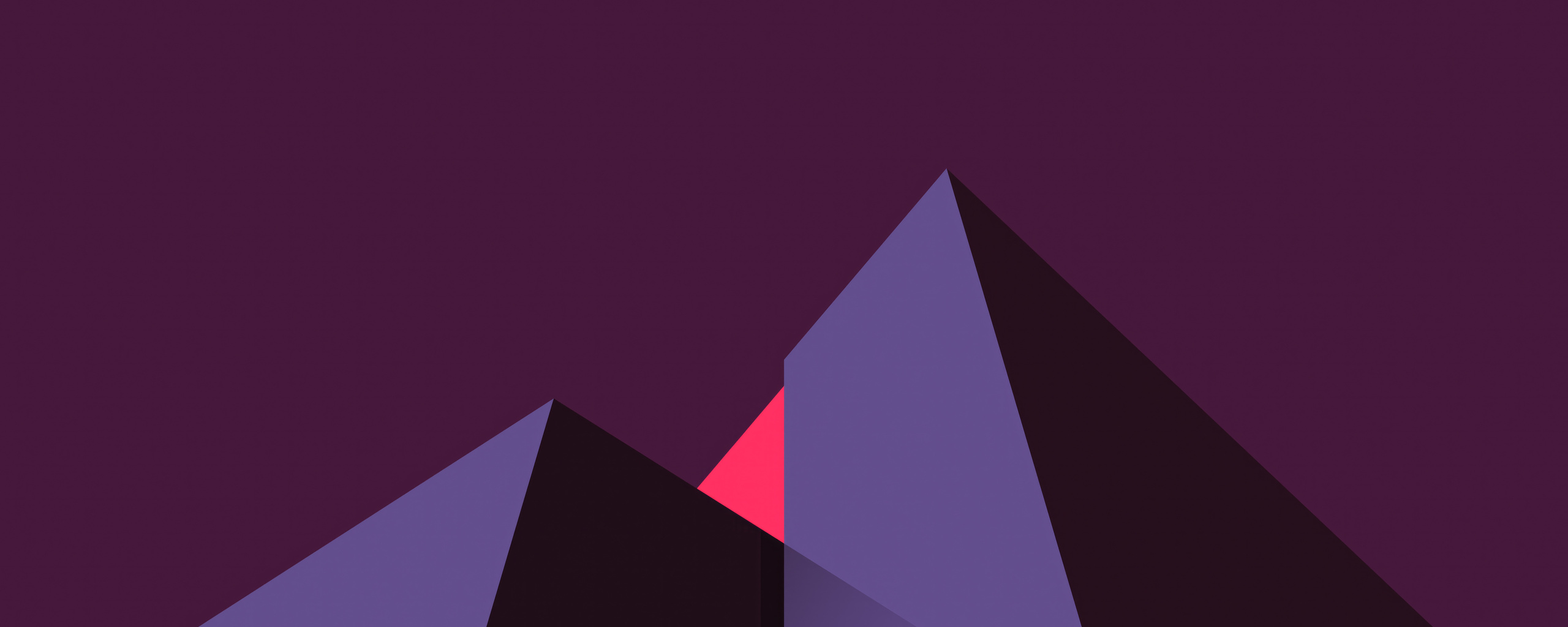 2560x1024 Dark Pyramid Minimal 4k 2560x1024 Resolution Hd 4k Wallpapers 