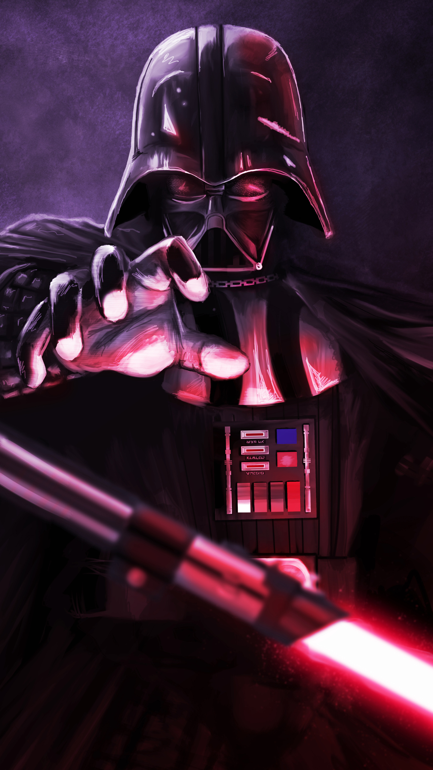 1440x2560 Darth Vader Art 4k Samsung Galaxy S6,S7 ,Google Pixel XL