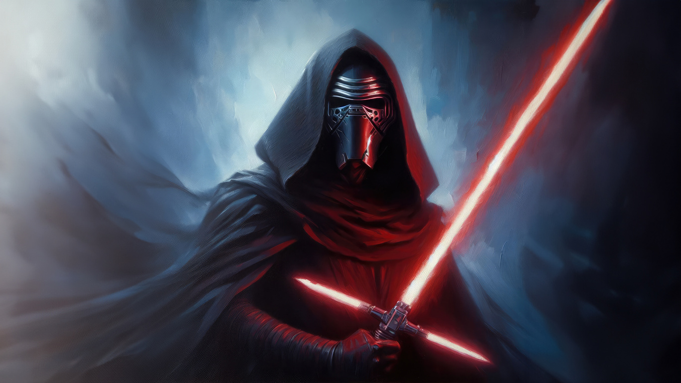 1366x768 Darth Vader With Lightsaber 4k Laptop HD ,HD 4k Wallpapers ...