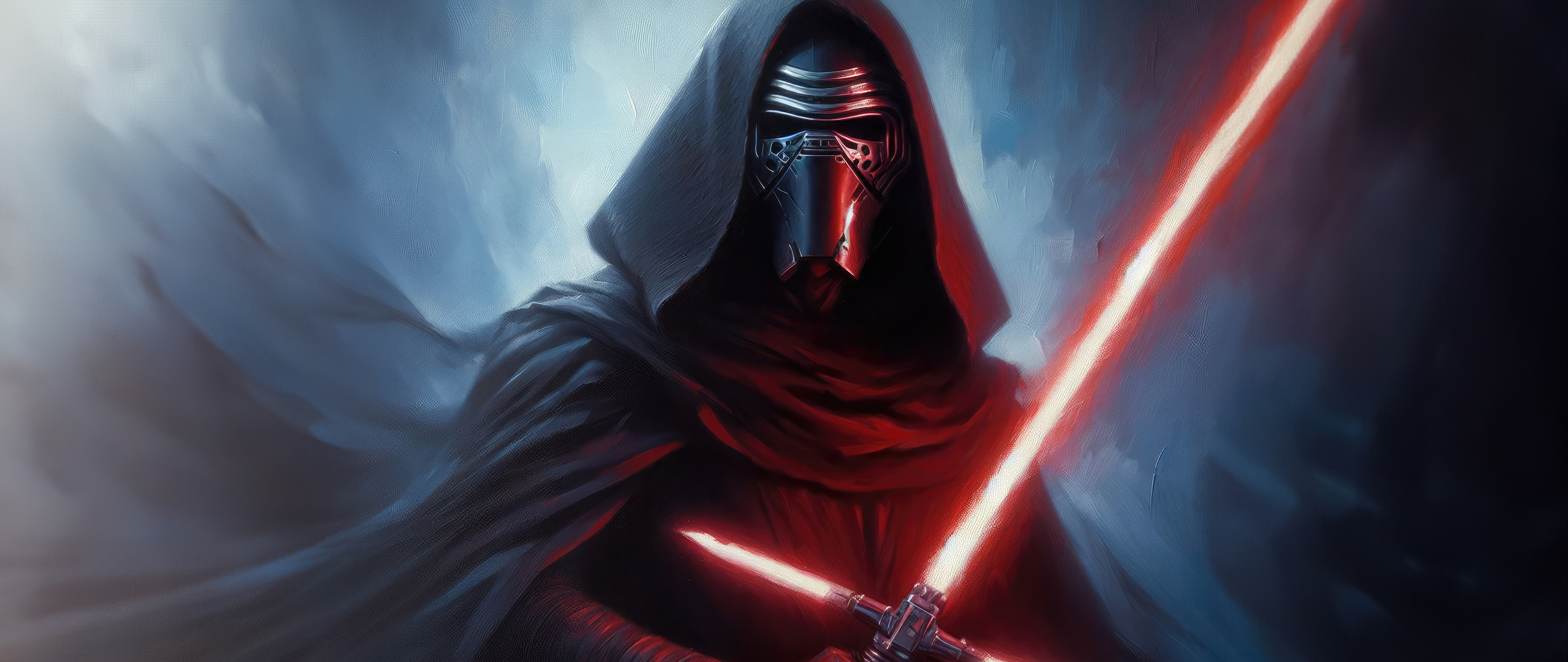 2560x1080 Darth Vader With Lightsaber 4k Wallpaper,2560x1080 Resolution 