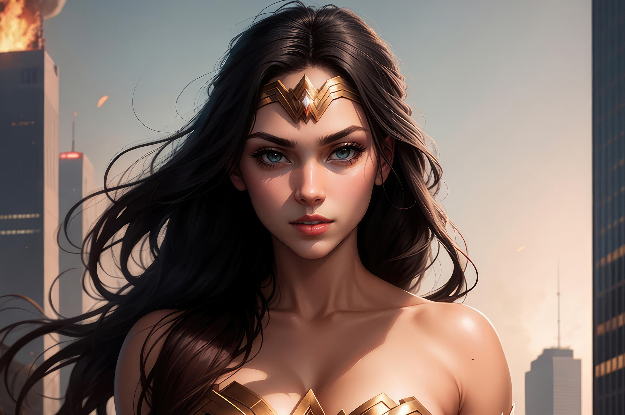 2560x1700 Dc Wonder Woman Artwork 4k Chromebook Pixel Hd 4k Wallpapers Images Backgrounds