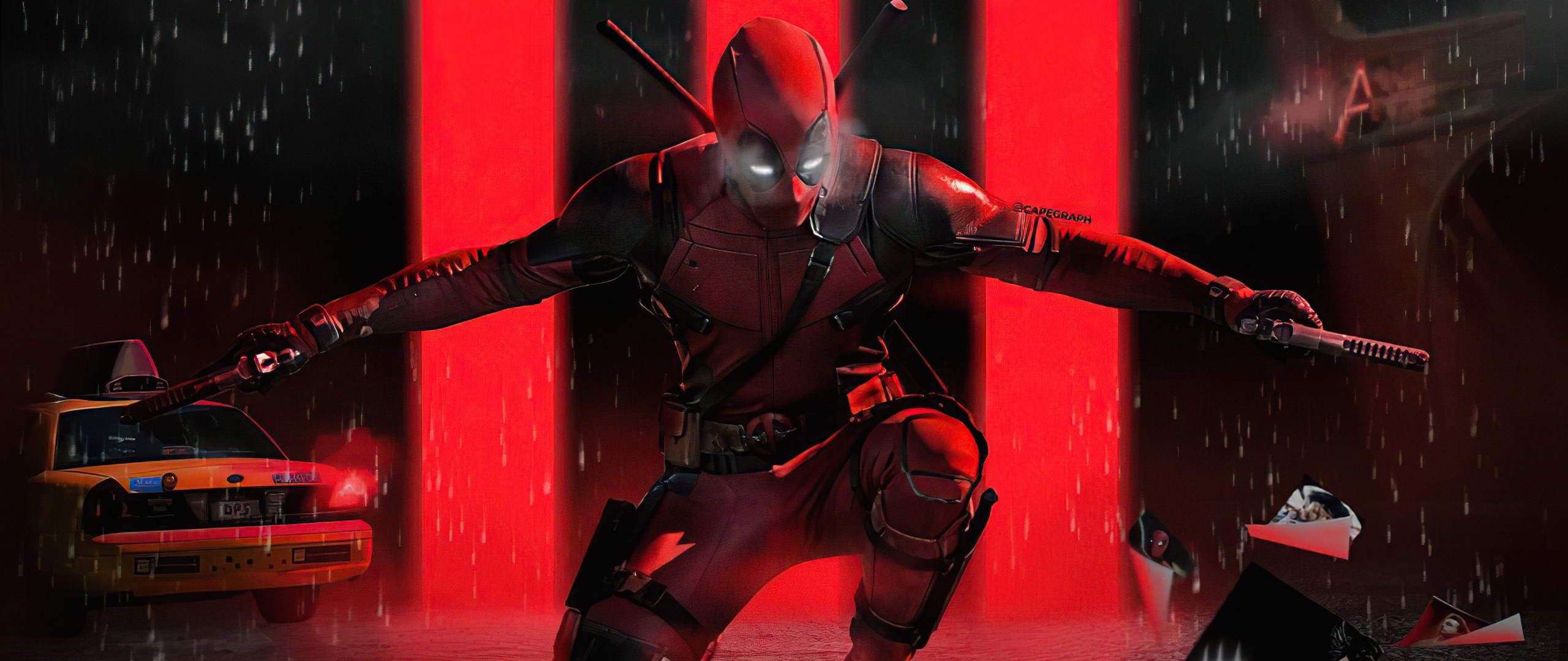 Download <b>Deadpool</b> 3 Fanart Wallpaper In 2560x1080 Resolution,2560x1080, Res...