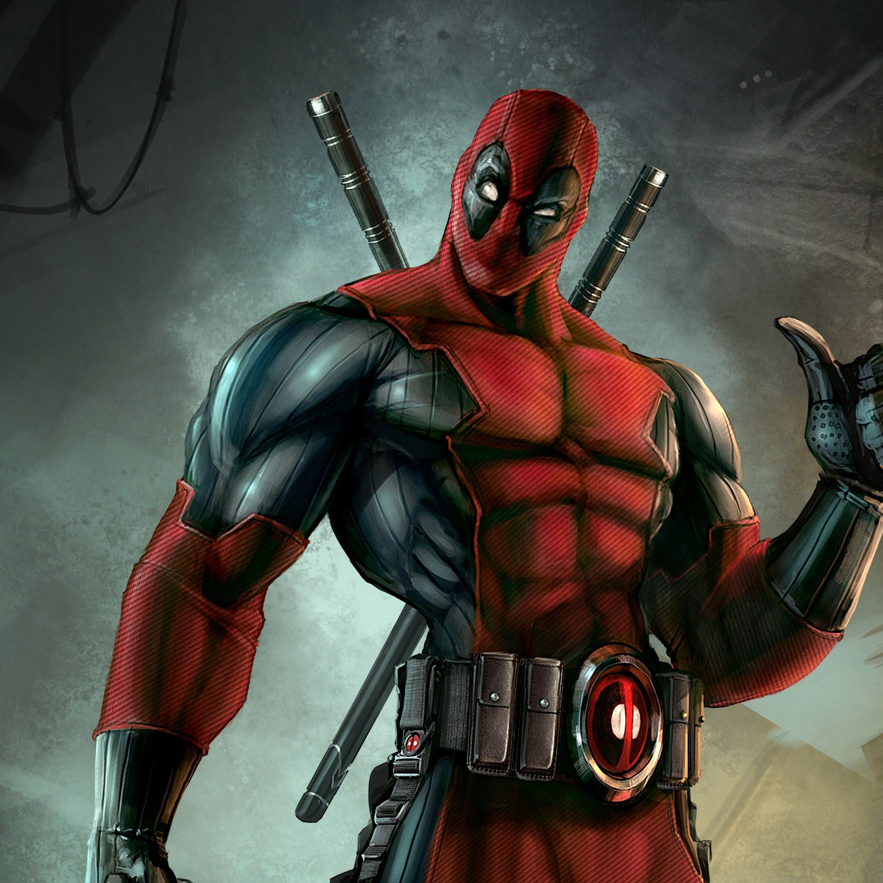 2932x2932 Deadpool 4k Digital Art Ipad Pro Retina Display HD 4k ...