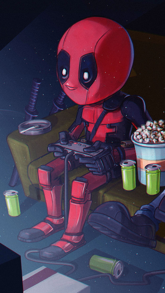540x960 Deadpool And His Friend Playing Video Games 540x960 Resolution HD  4k Wallpapers, Images, Backgrounds, Photos and Pictures
