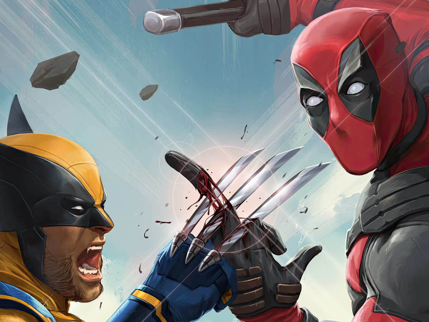 1400x1050 Deadpool And Wolverine Brilliance Wallpaper,1400x1050 ...