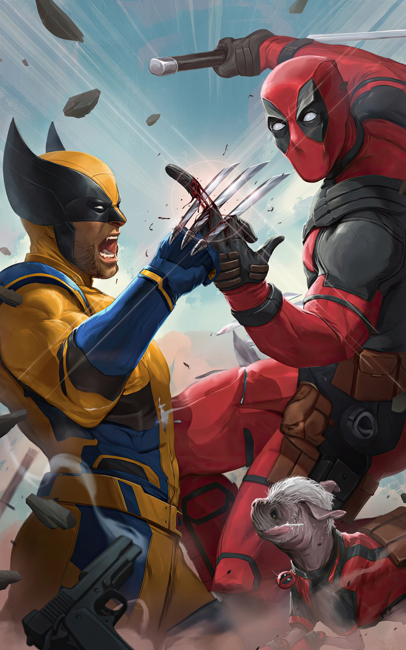 800x1280 Deadpool And Wolverine Brilliance Nexus 7,Samsung Galaxy Tab ...