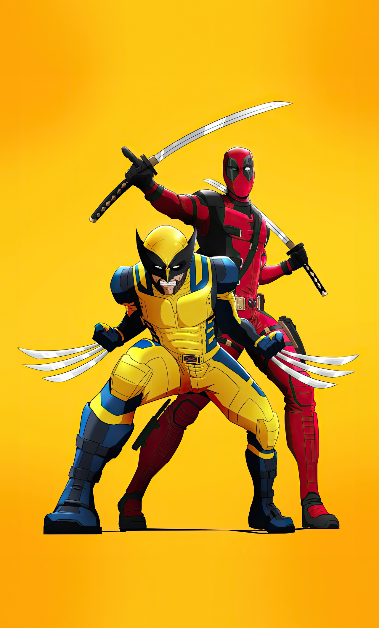 1280x2120 Deadpool And Wolverine Masterful iPhone 6+ ,HD 4k Wallpapers ...