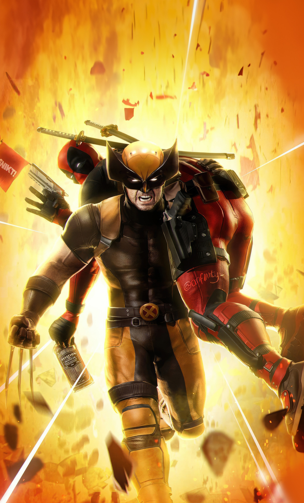 1280x2120 Deadpool And Wolverine Movie iPhone 6+ ,HD 4k Wallpapers ...