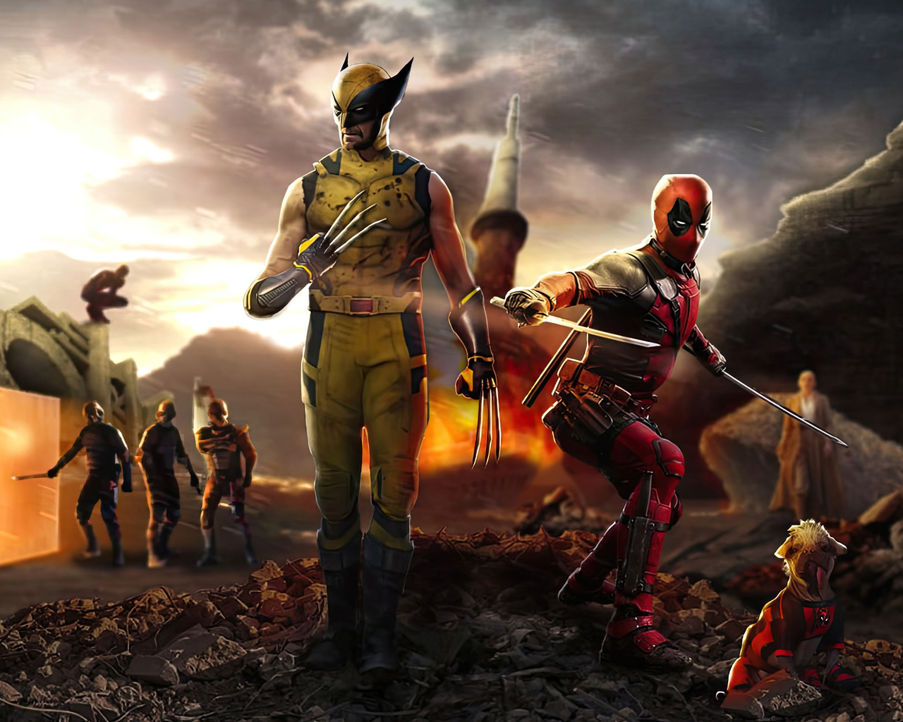 1280x1024 Deadpool And Wolverine Redemption Wallpaper,1280x1024 ...