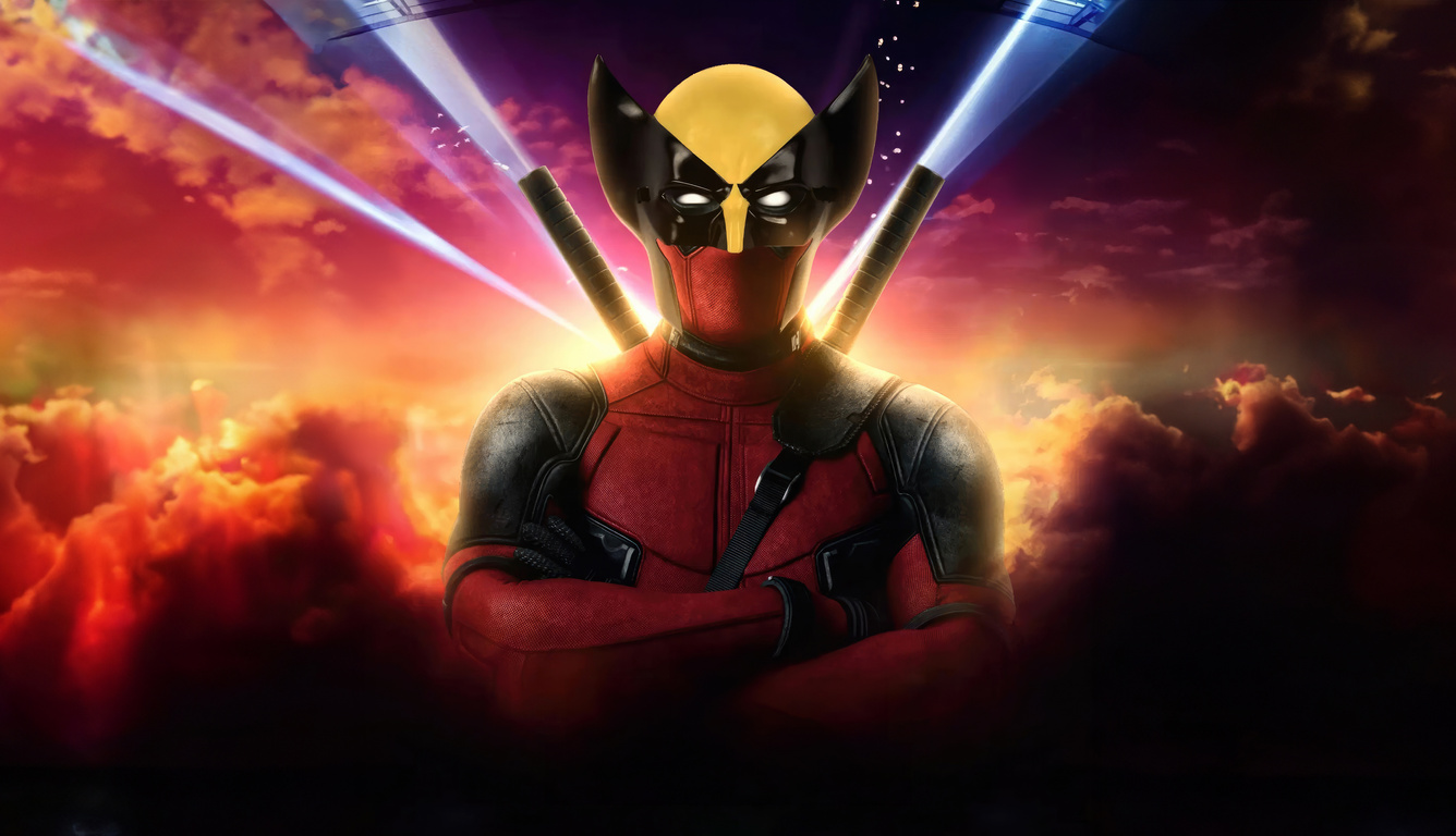 1336x768 Deadpool And Wolverine Savage Laptop HD ,HD 4k Wallpapers ...