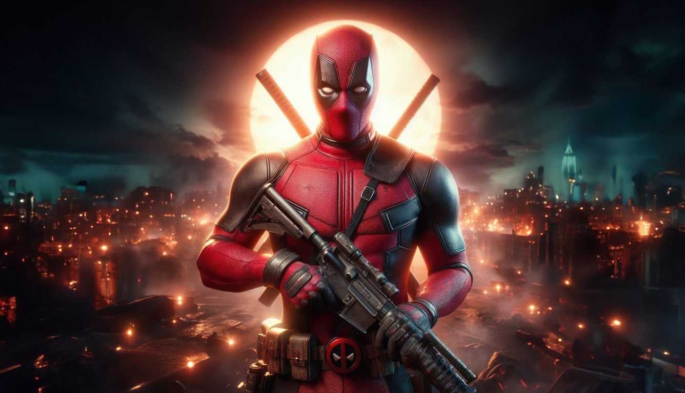 1336x768 Deadpool Blade Ballet Laptop HD ,HD 4k Wallpapers,Images ...