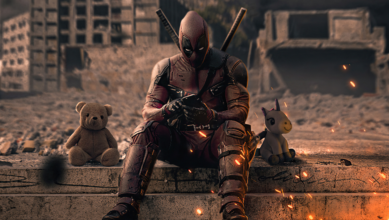 1360x768 Deadpool Down 4k Laptop HD HD 4k Wallpapers, Images, Backgrounds,  Photos and Pictures
