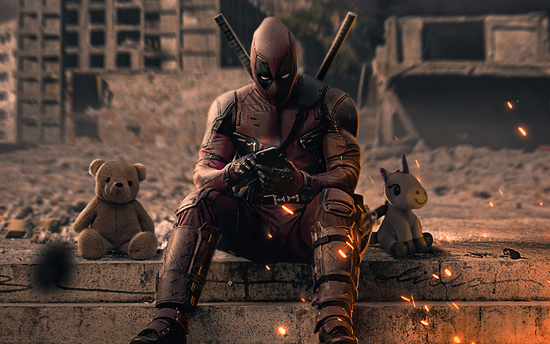 1920x1200 Deadpool Down 4k 1080P Resolution HD 4k Wallpapers, Images