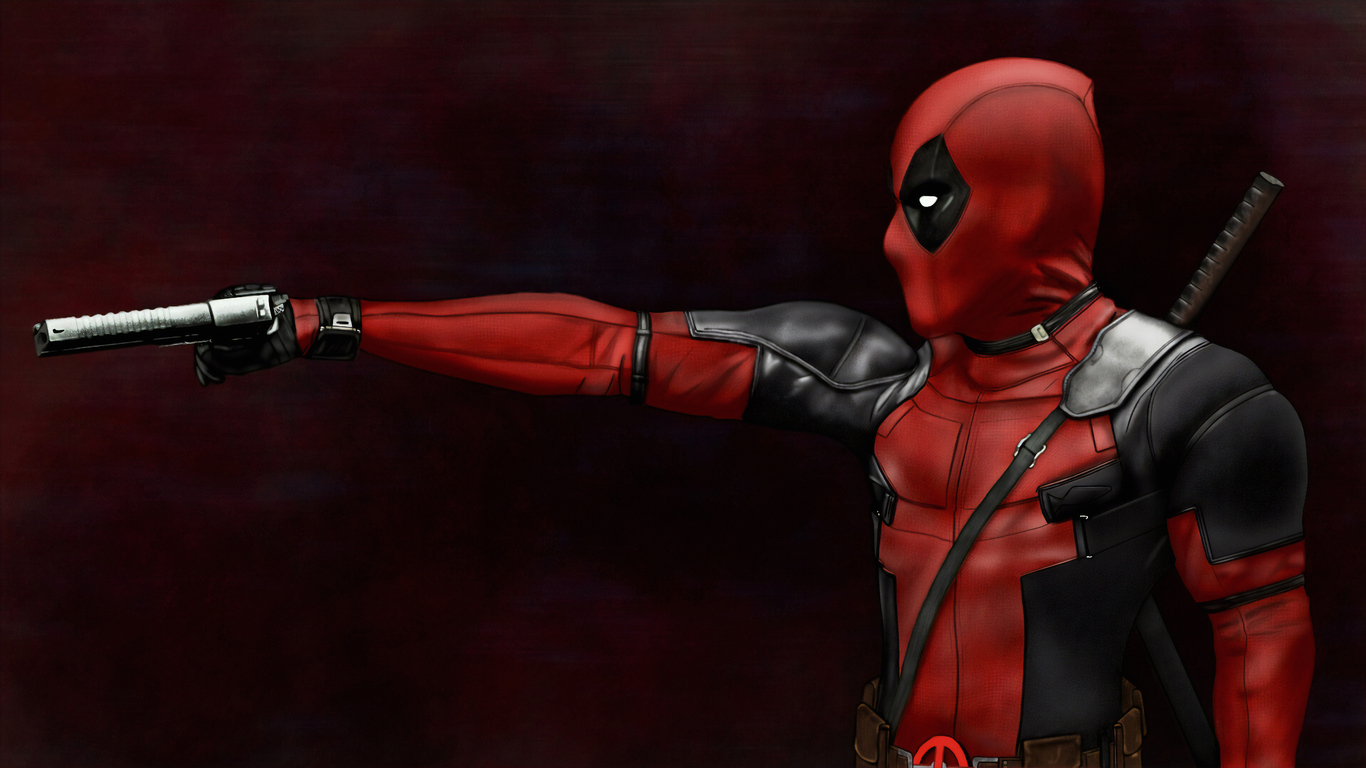 1366x768 Deadpool Gun 4k Art 1366x768 Resolution HD 4k Wallpapers, Images,  Backgrounds, Photos and Pictures