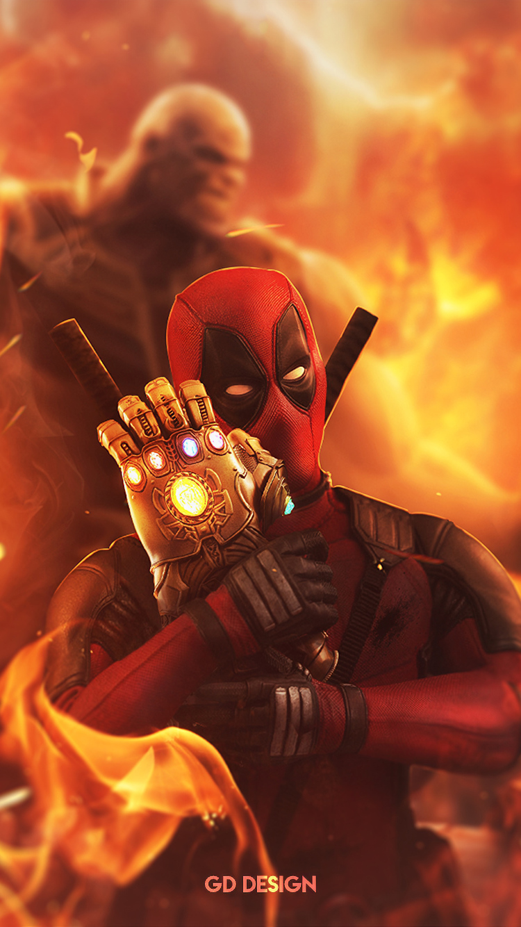 750x1334 Deadpool Loving Infinity Gauntlet iPhone 6, iPhone 6S, iPhone 7 HD  4k Wallpapers, Images, Backgrounds, Photos and Pictures