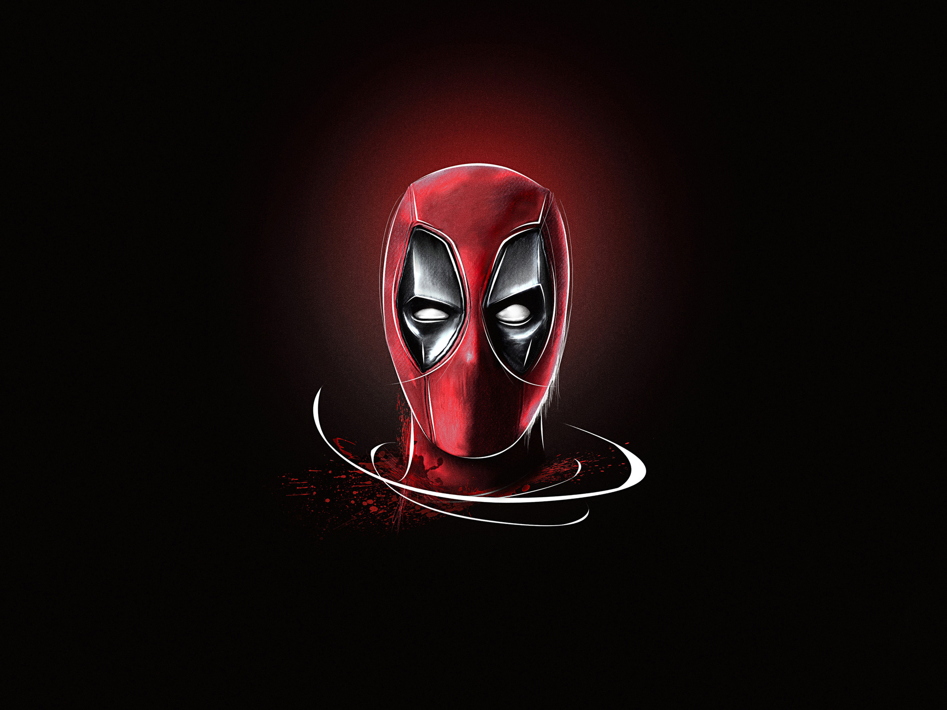 1920x1440 Deadpool Mask Minimalism 5k 1920x1440 Resolution HD 4k