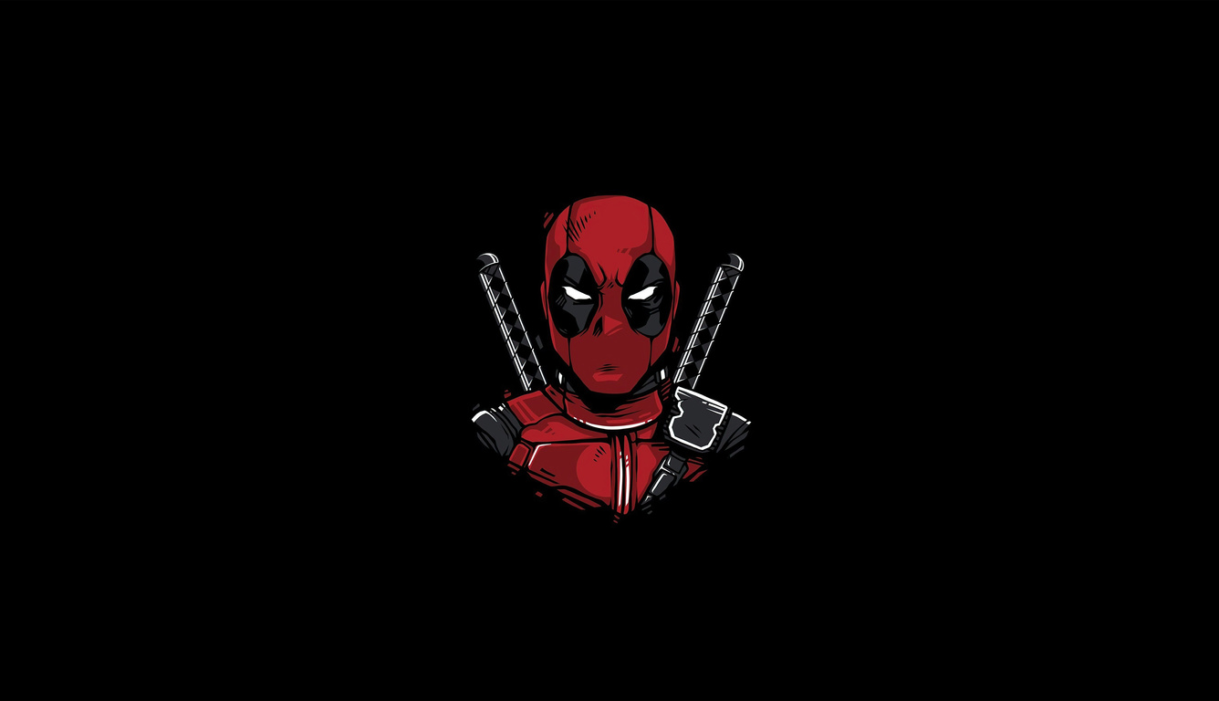 1336x768 Deadpool Minimal 8k Laptop HD HD 4k Wallpapers, Images ...