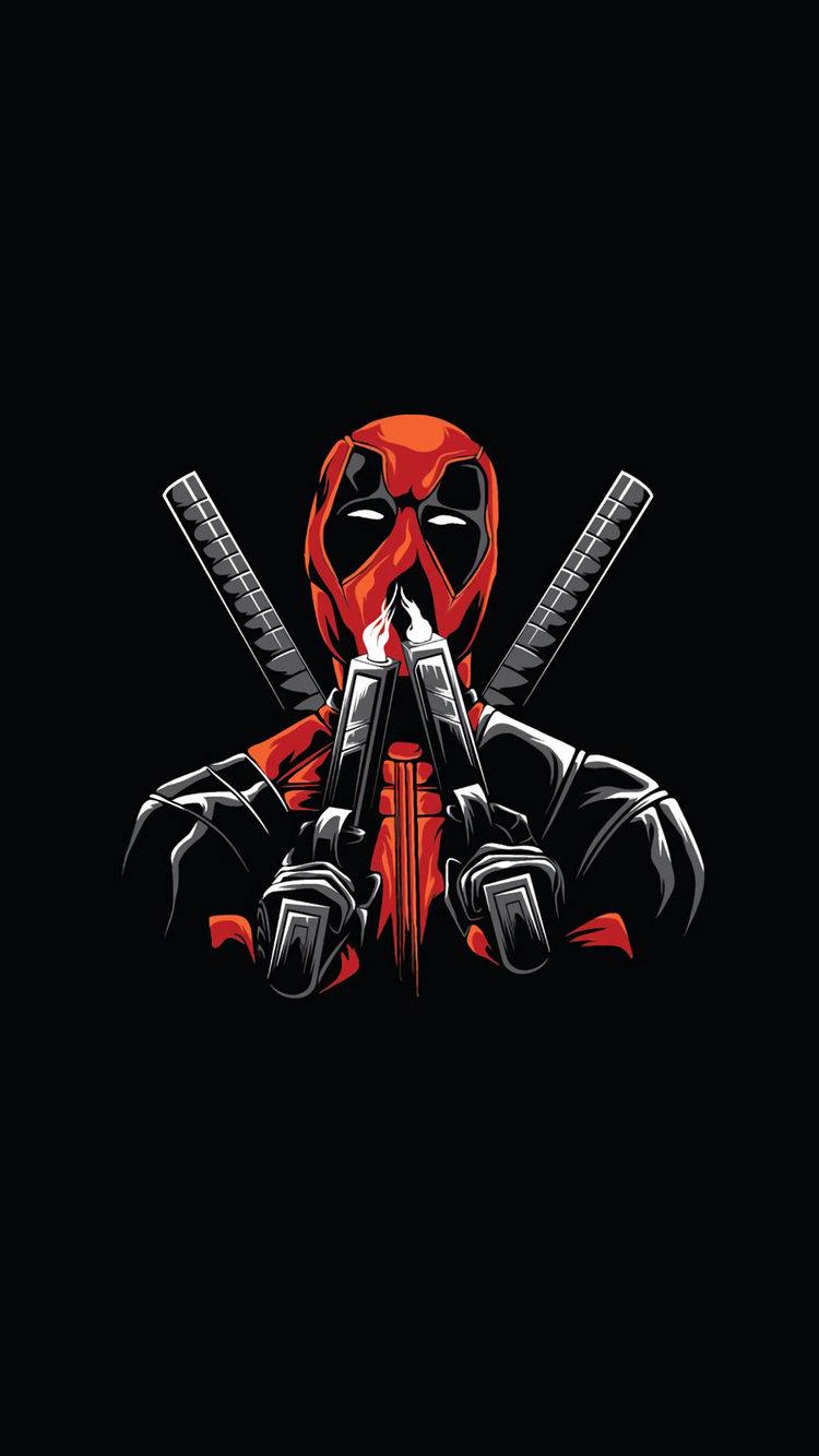 750x1334 Deadpool Minimal Design iPhone 6, iPhone 6S, iPhone 7 HD 4k  Wallpapers, Images, Backgrounds, Photos and Pictures