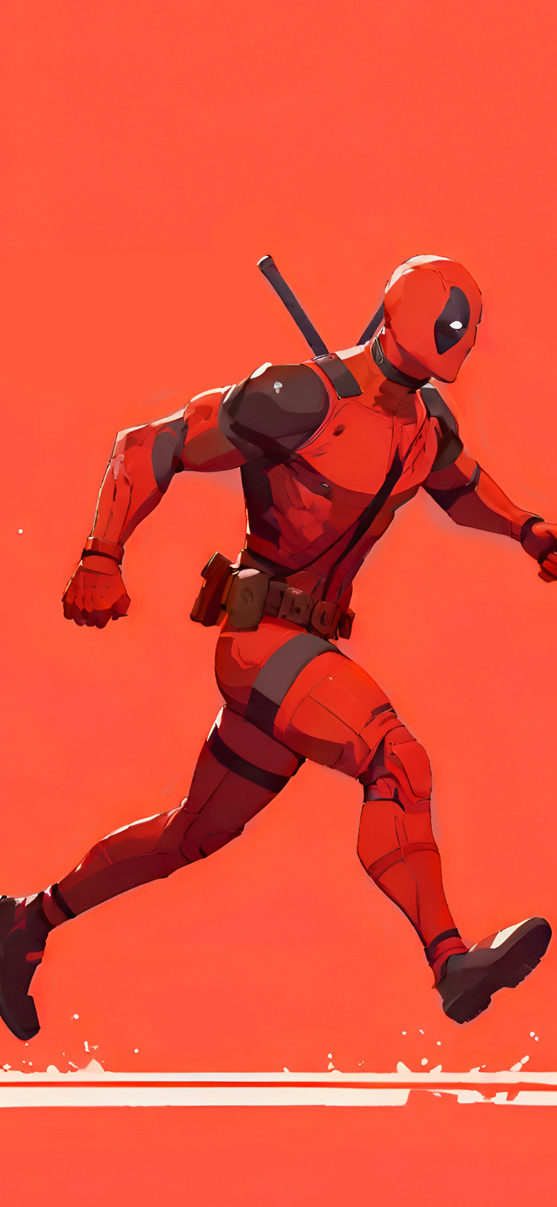 1125x2436 Deadpool Minimalistic Iphone XS,Iphone 10,Iphone X ,HD 4k