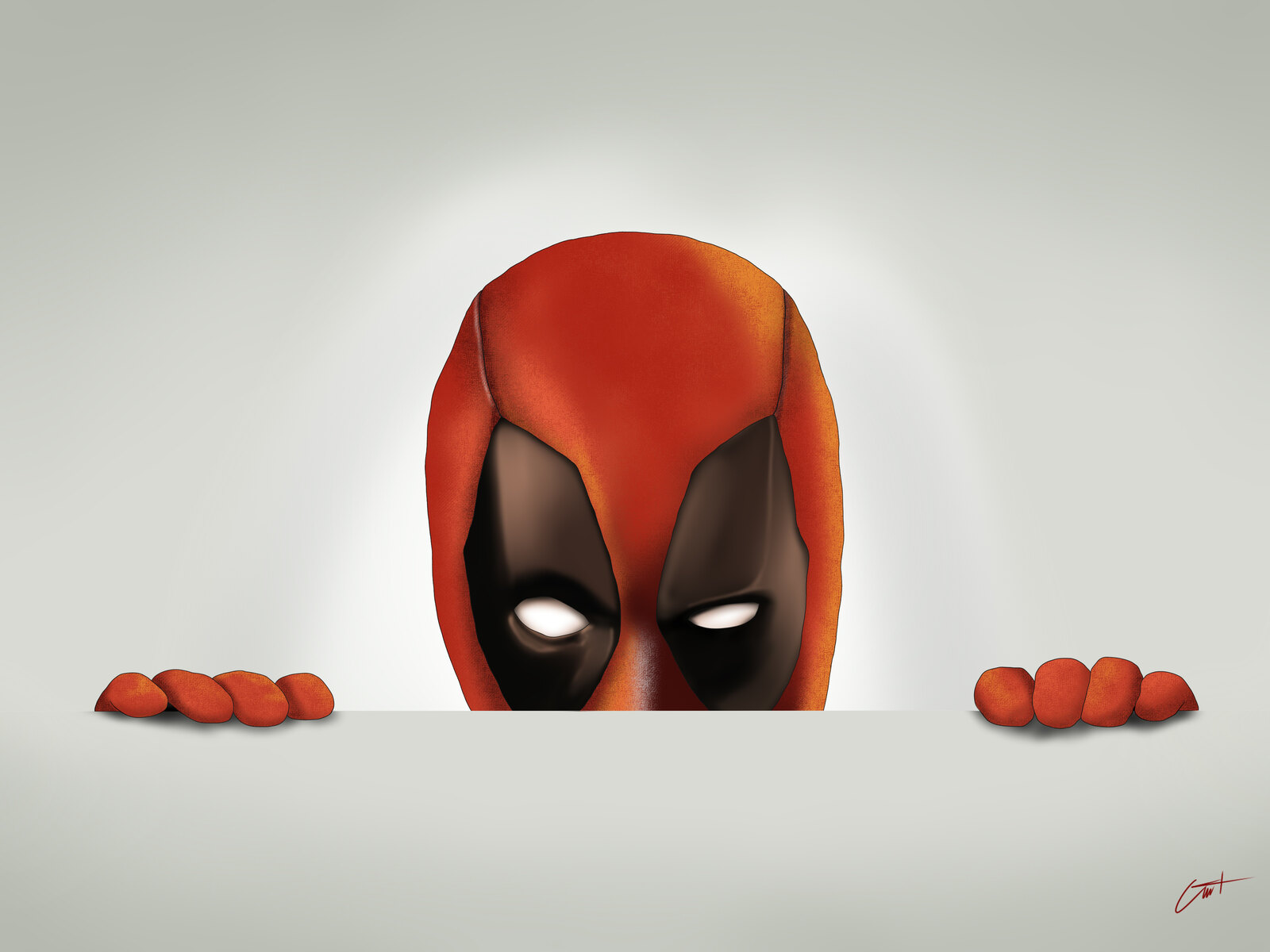1600x1200 Deadpool Peeking 1600x1200 Resolution HD 4k Wallpapers, Images,  Backgrounds, Photos and Pictures