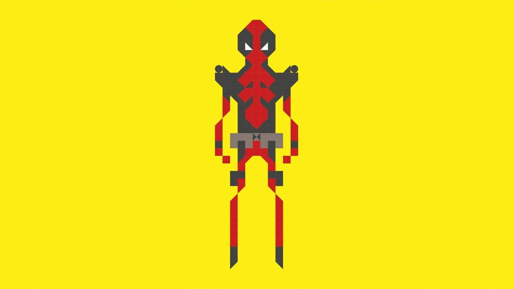 1024x576 Deadpool Pixel Art 5k 1024x576 Resolution Hd 4k Wallpapers 