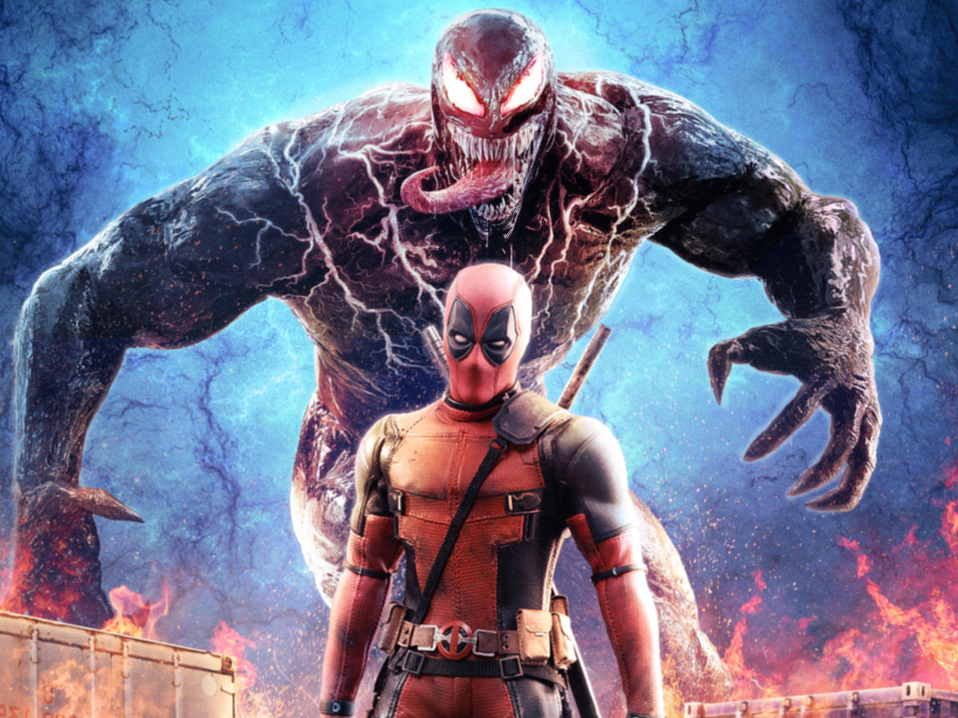 1920x1440 Deadpool X Venom 4k 1920x1440 Resolution HD 4k Wallpapers