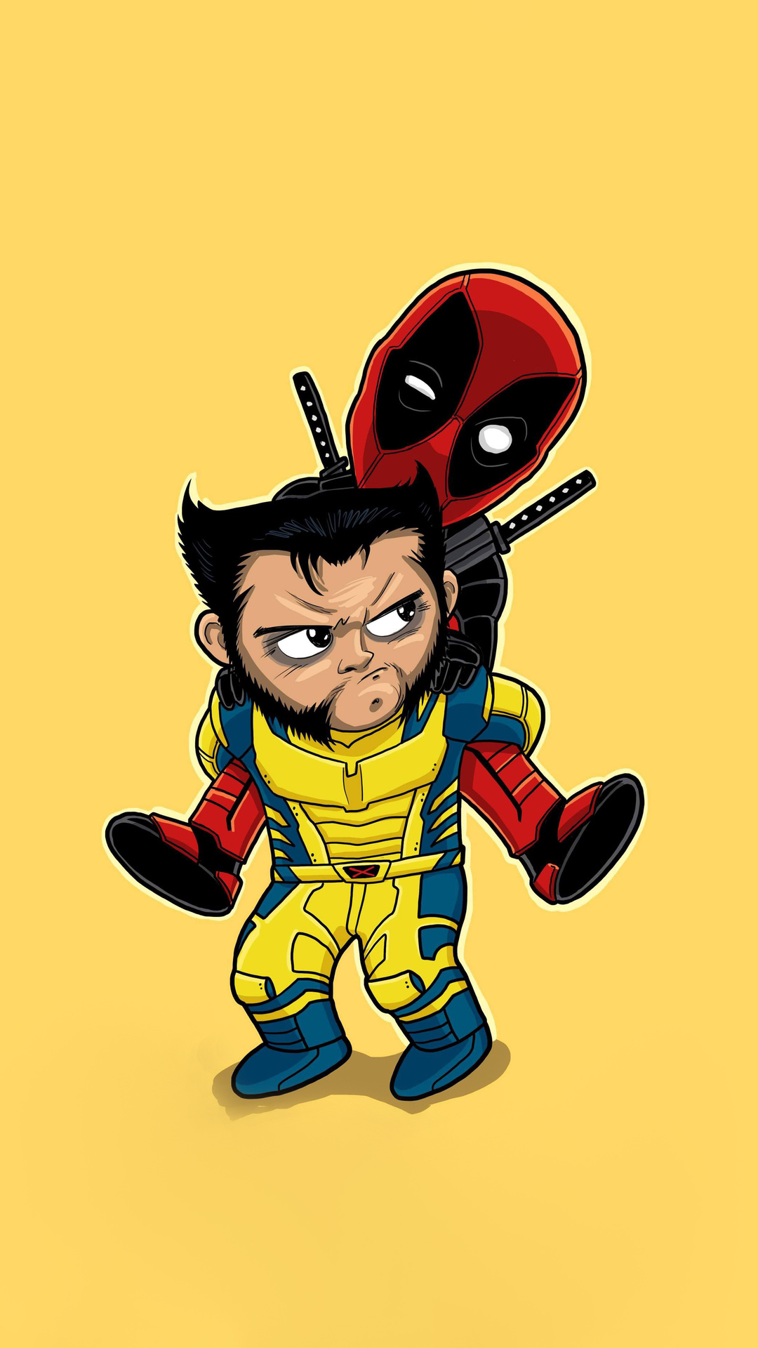 1080x1920 Deadpool X Wolverine Duo Iphone 7,6s,6 Plus, Pixel Xl ,One ...