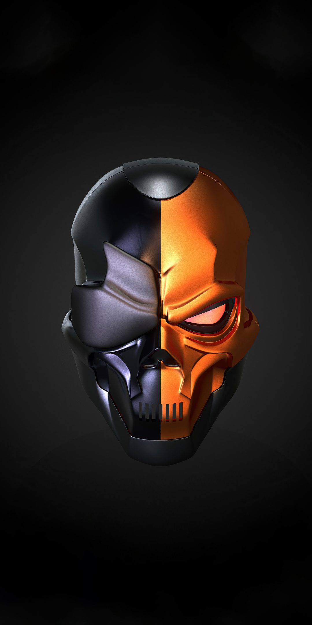 Deathstroke Skull Helmet 5k Wallpaper In 1080x2160 Resolution
