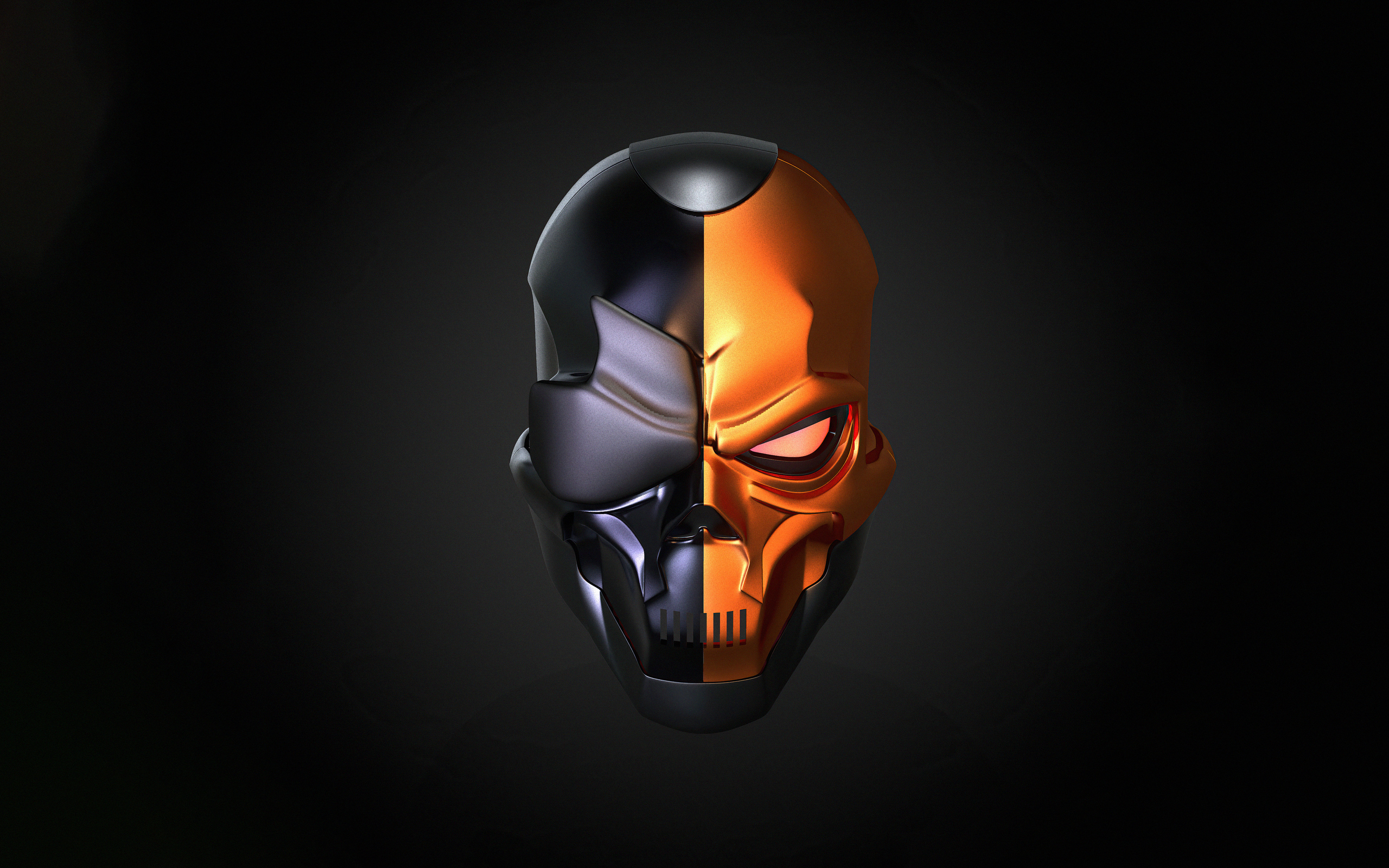 Deathstroke Skull Helmet 5k Wallpaper In 2560x1600 Resolution