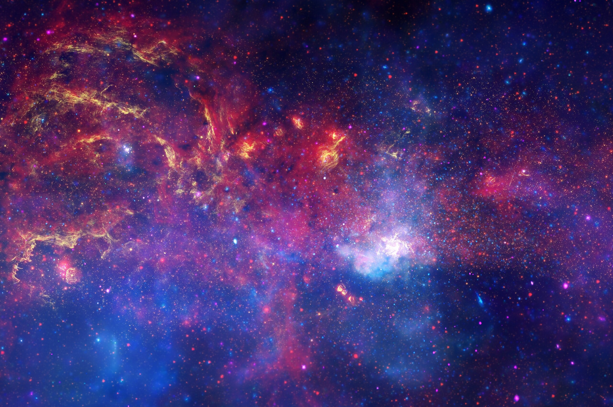 2560x1700 Deep Space Stars Galaxy Chromebook Pixel Hd 4k Wallpapers