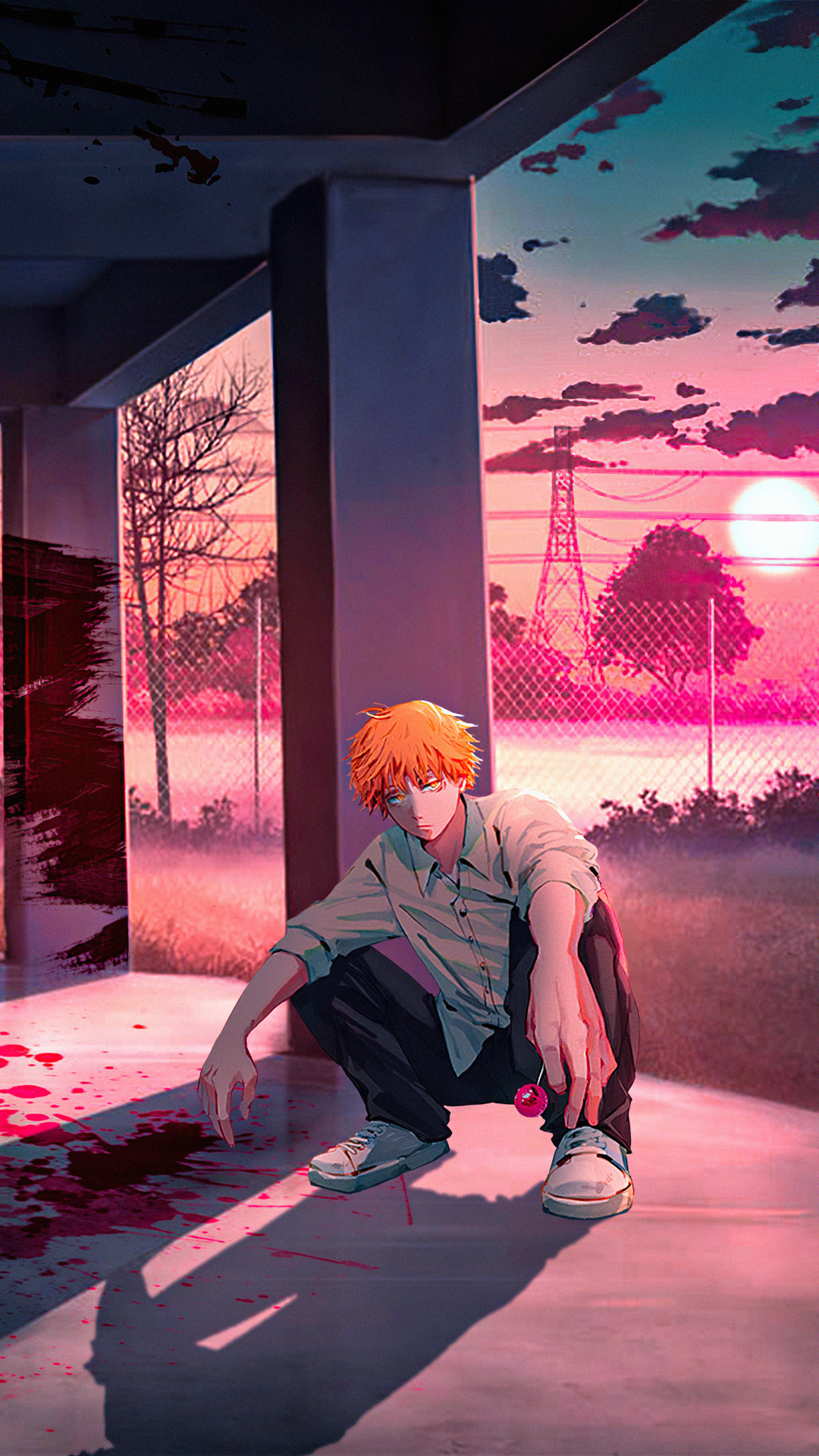 Denji (Chainsaw Man) 4K Phone iPhone Wallpaper #4941b