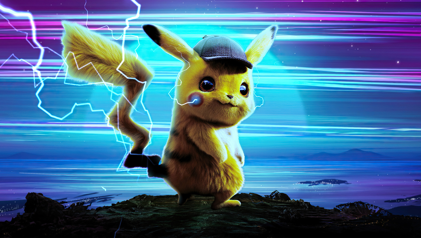 1360x768 Detective Pikachu Poster 4k Laptop HD HD 4k Wallpapers, Images,  Backgrounds, Photos and Pictures
