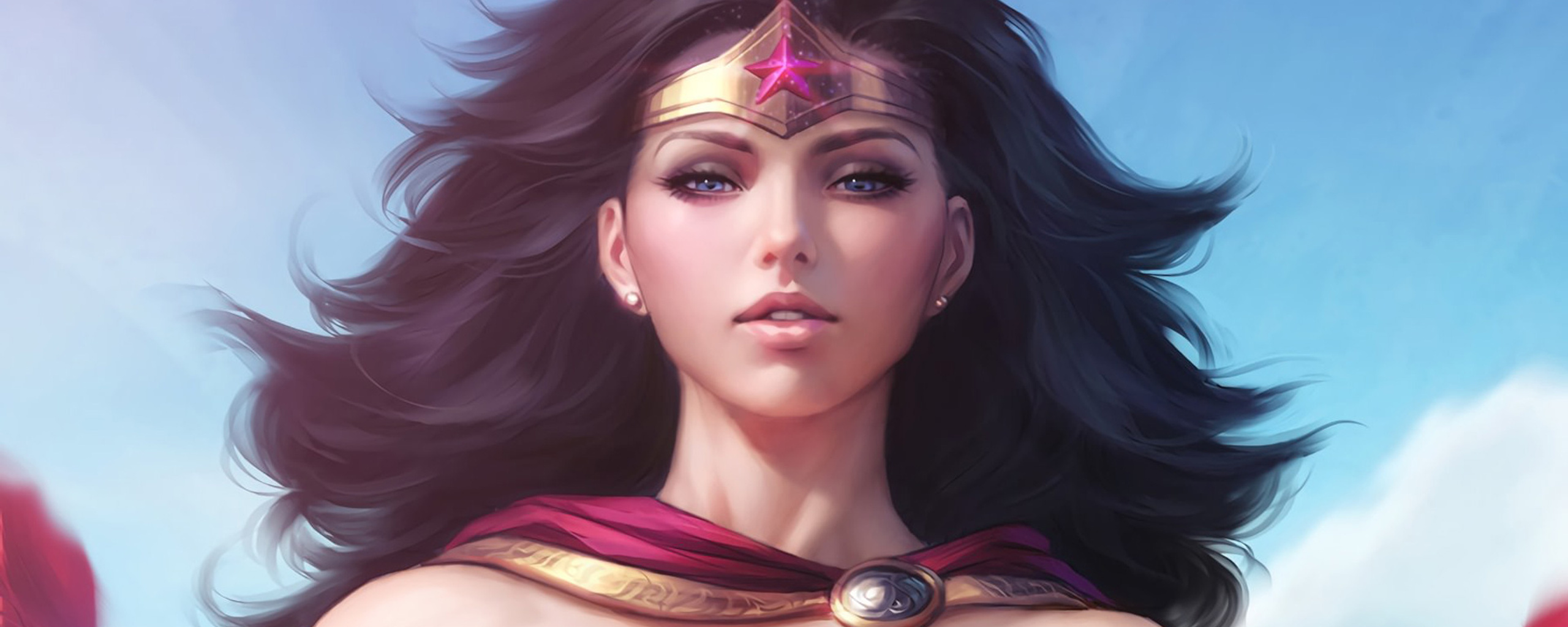 2560x1024 Digital Art Of Wonder Woman Wallpaper,2560x1024 Resolution HD ...