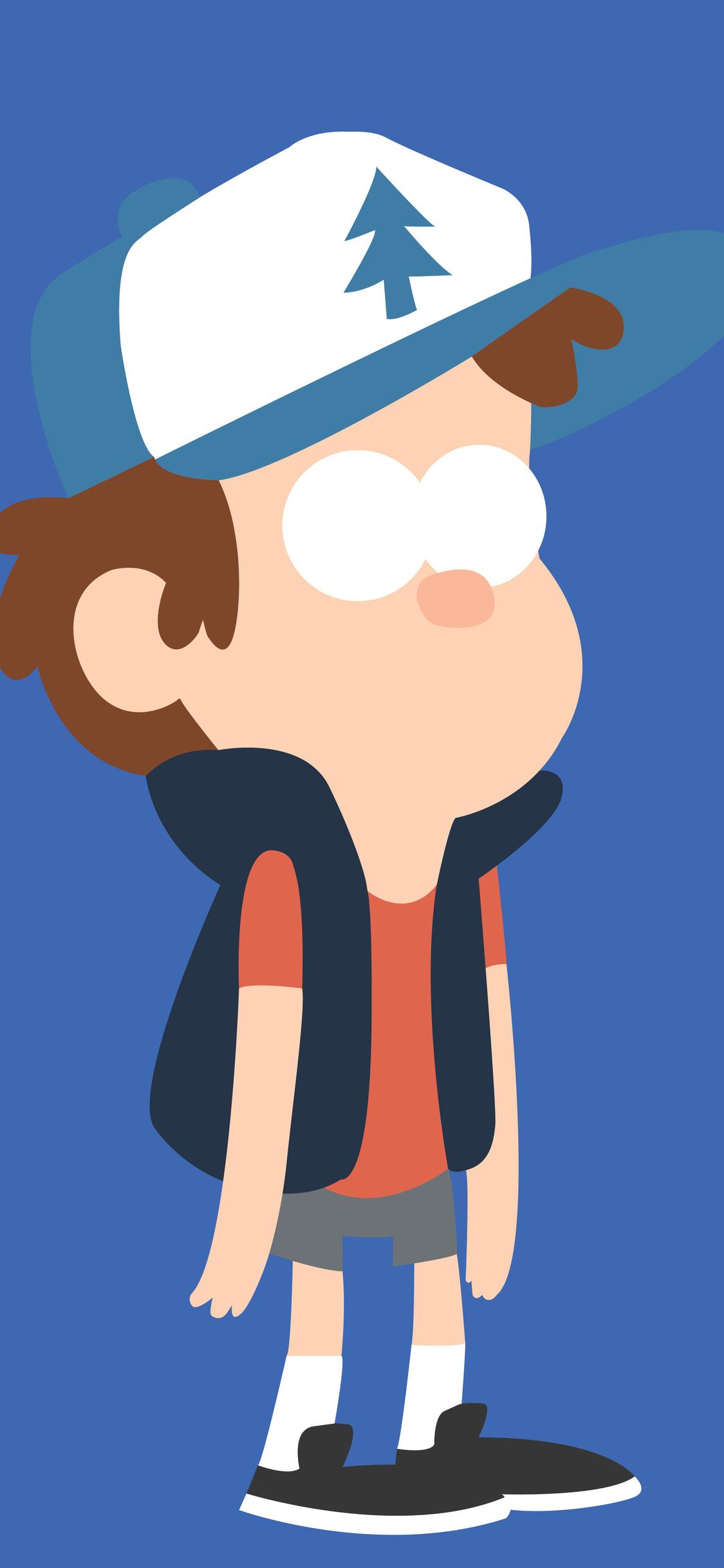 1125x2436 Dipper In Gravity Falls Minimalism 8k Iphone XS,Iphone 10,Iphone  X HD 4k Wallpapers, Images, Backgrounds, Photos and Pictures