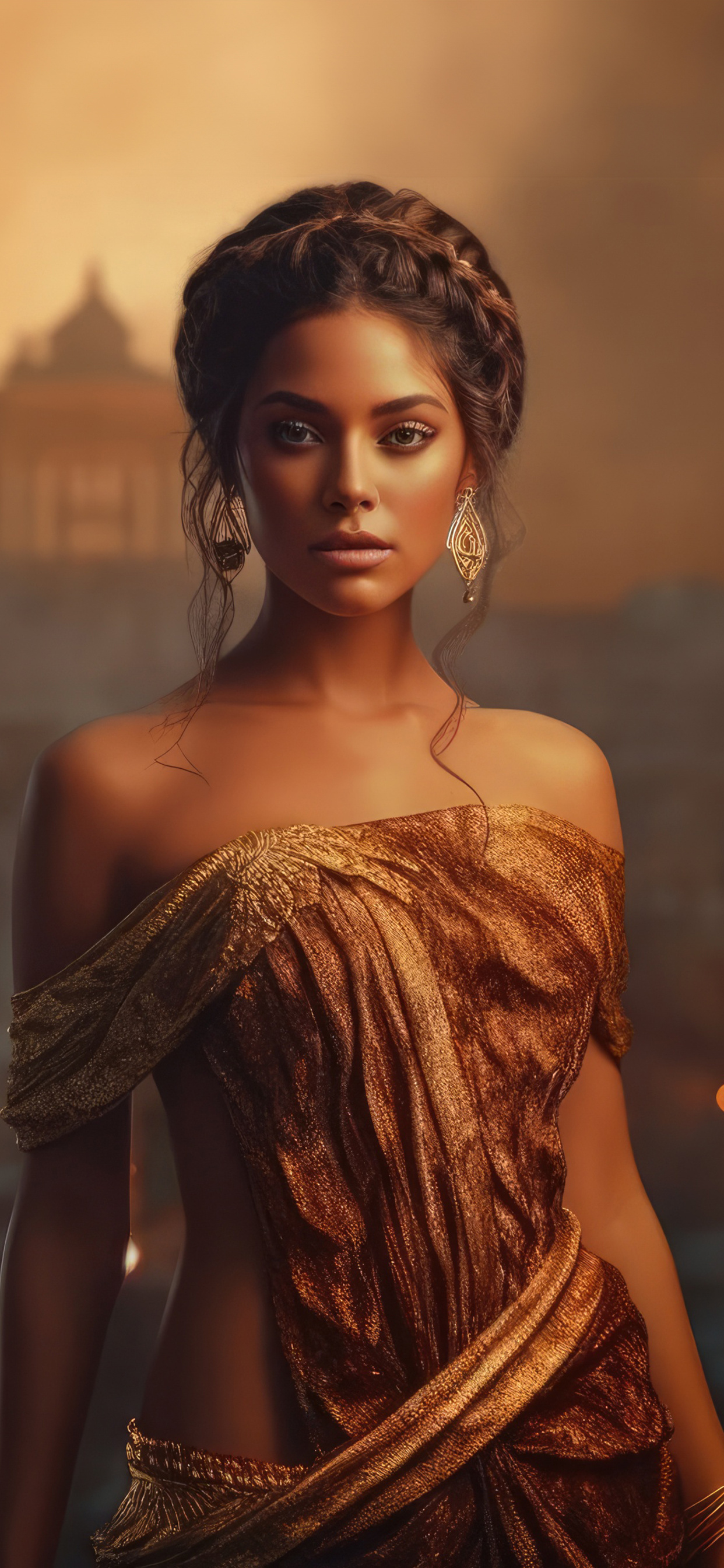 1242x2688 Disaster Girl Of Ancient Times Iphone XS MAX HD 4k Wallpapers