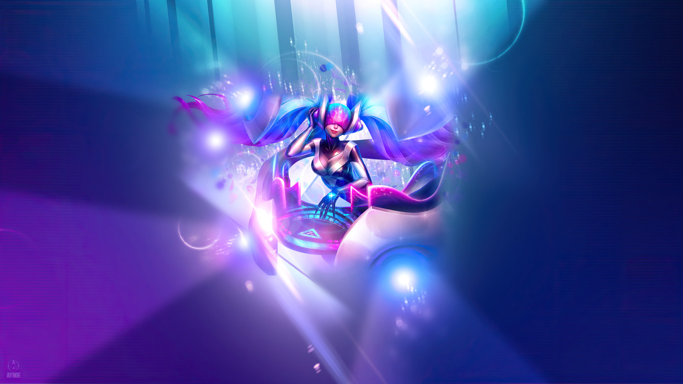 1366x768 Dj Sona Ethereal League Of Legends 1366x768 Resolution HD 4k  Wallpapers, Images, Backgrounds, Photos and Pictures