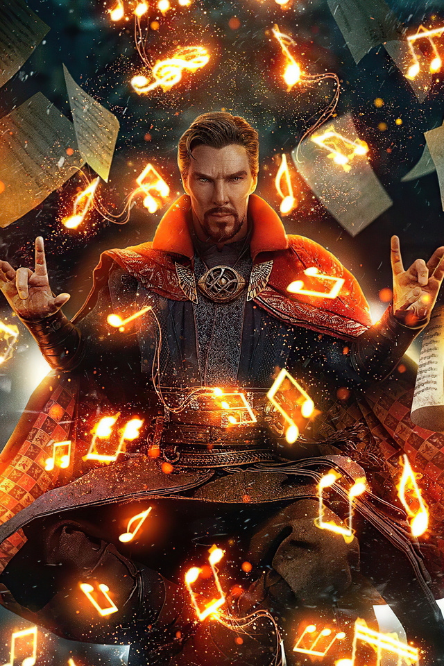 640x960 Doctor Strange In The Multiverse Of Madness Poster Art 4k ...