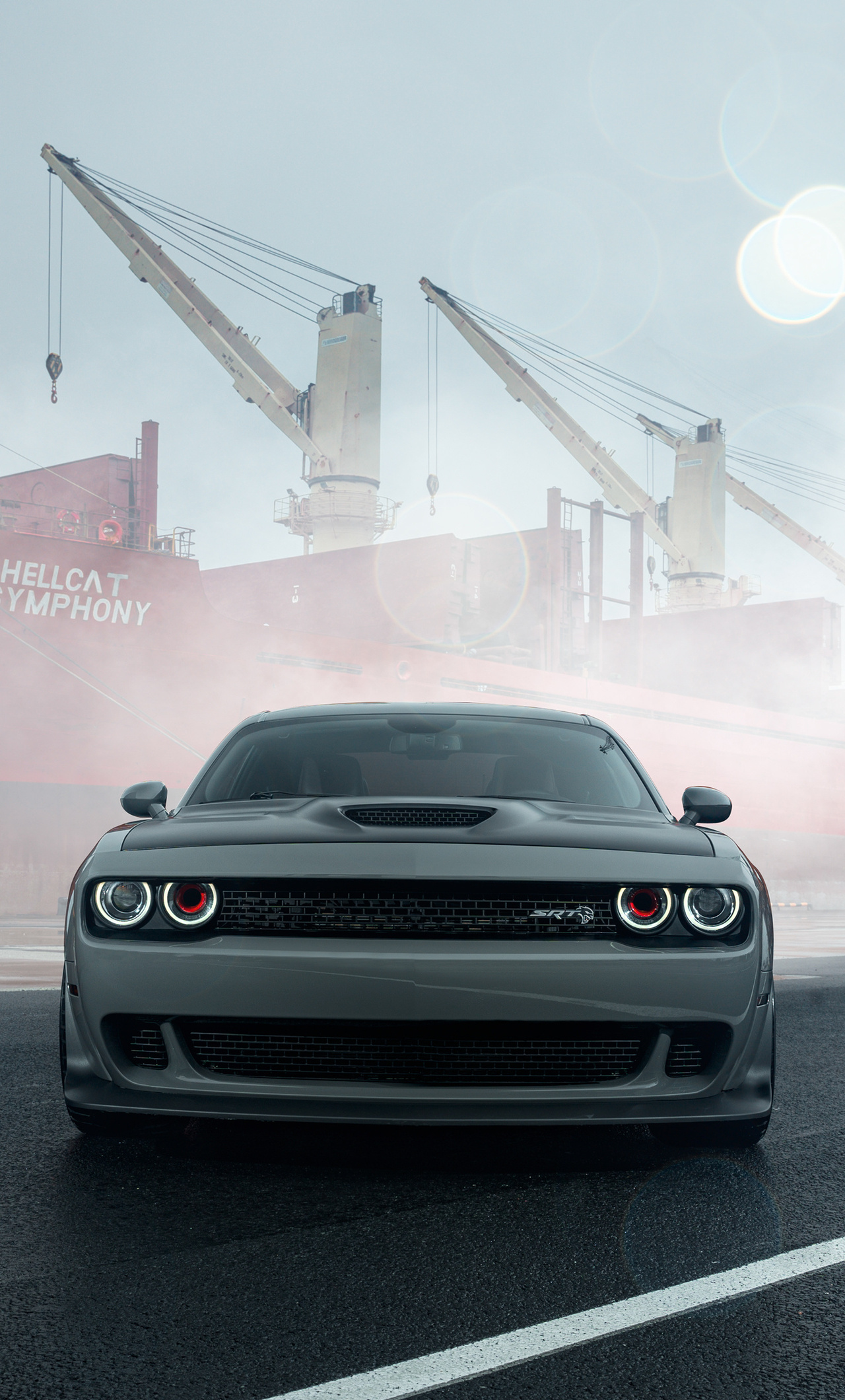 1280x2120 Dodge Challenger Front 4k iPhone 6+ ,HD 4k Wallpapers,Images ...