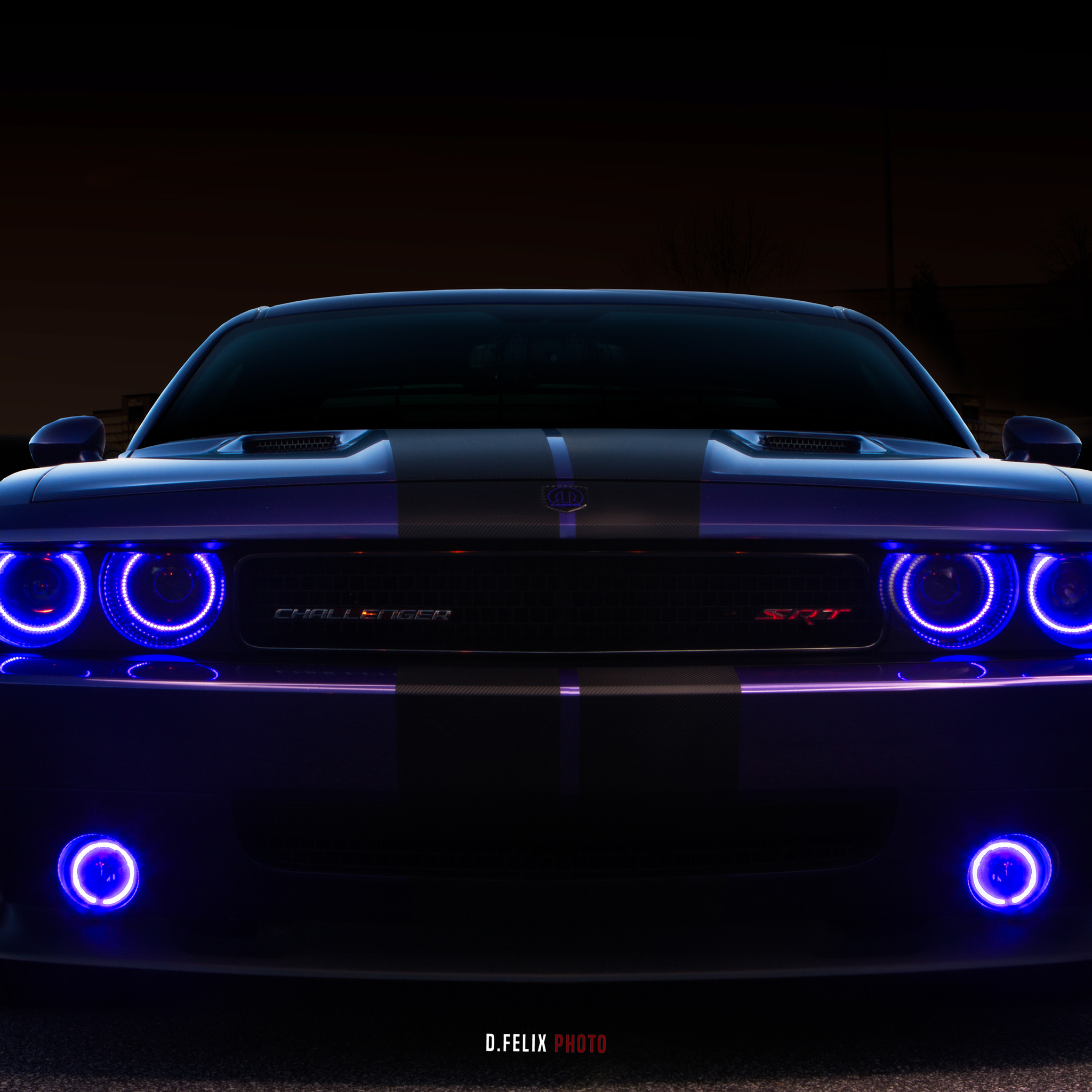 2048x2048 Dodge Challenger SRT Angel Lights Ipad Air ,HD 4k Wallpapers ...