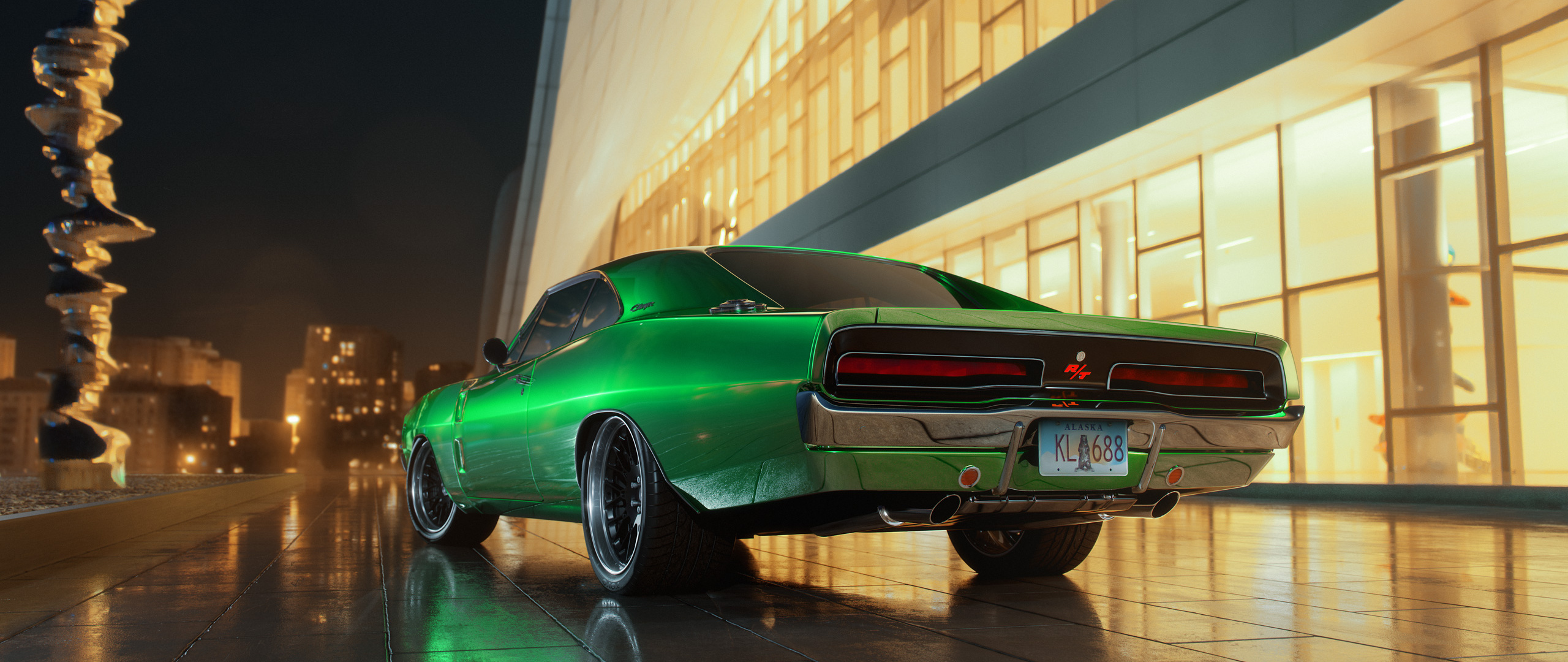 2560x1080 Dodge Charger 1969 RT Rear Wallpaper,2560x1080 Resolution HD ...