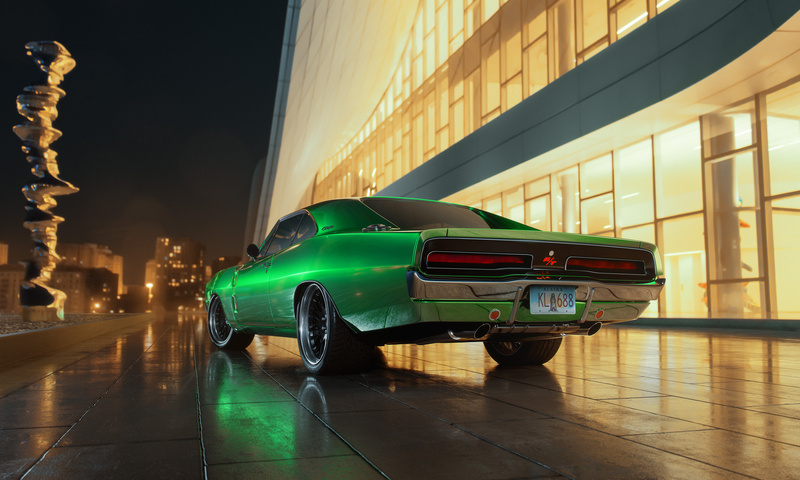 800x480 Dodge Charger 1969 RT Rear 800x480 Resolution HD 4k Wallpapers ...