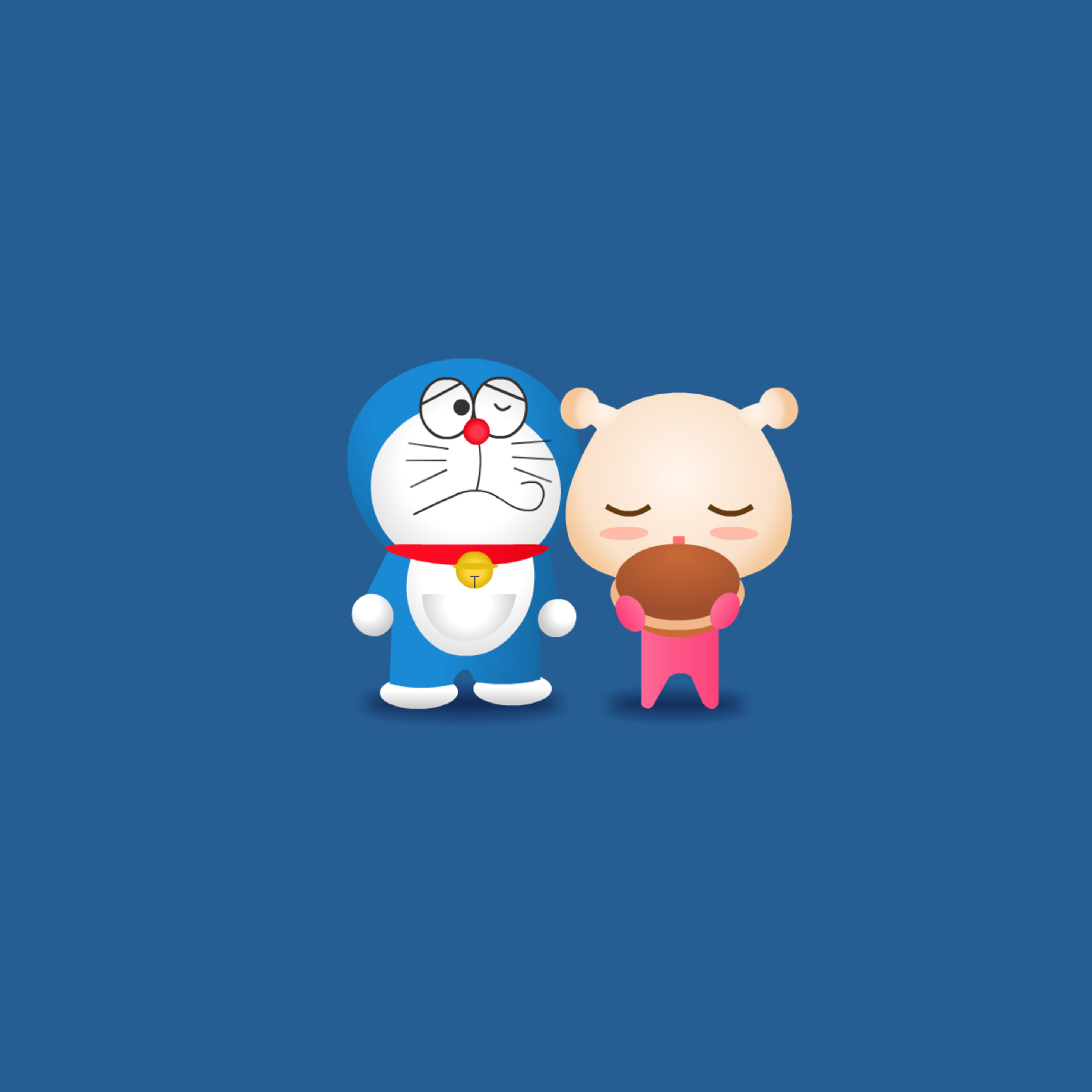 2932x2932 Doraemon Minimalism Ipad Pro Retina Display HD 4k Wallpapers,  Images, Backgrounds, Photos and Pictures