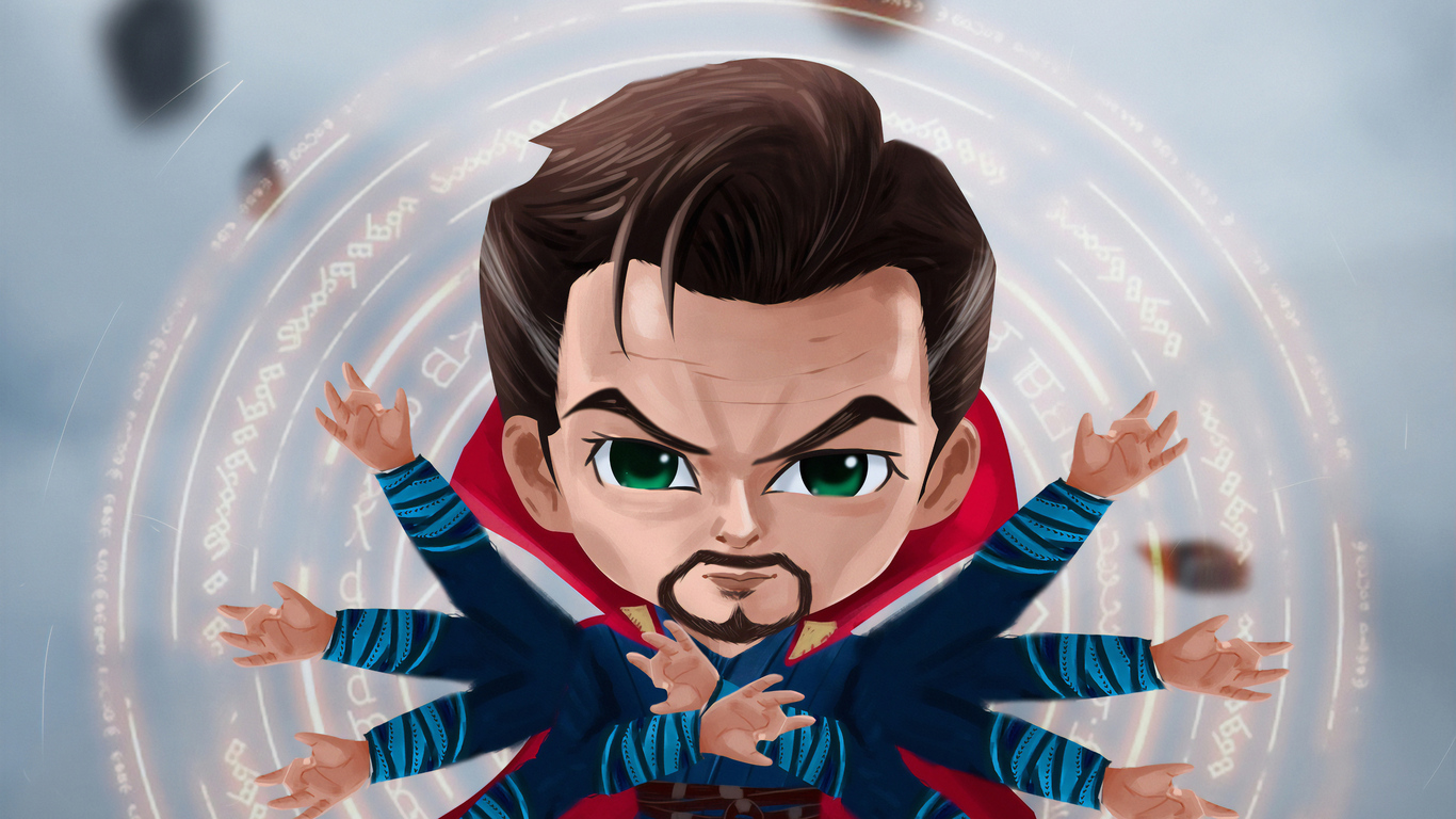 1366x768 Dr Strange Chibi 1366x768 Resolution HD 4k Wallpapers, Images,  Backgrounds, Photos and Pictures