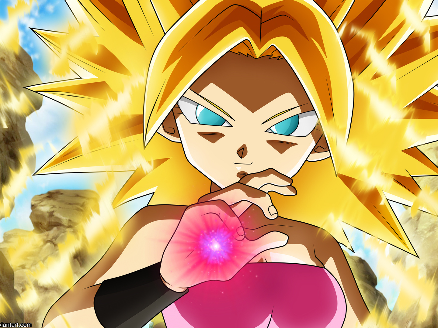 1440x1080 Dragon Ball Super Caulifla Supersaiyajin 4k 1440x1080 