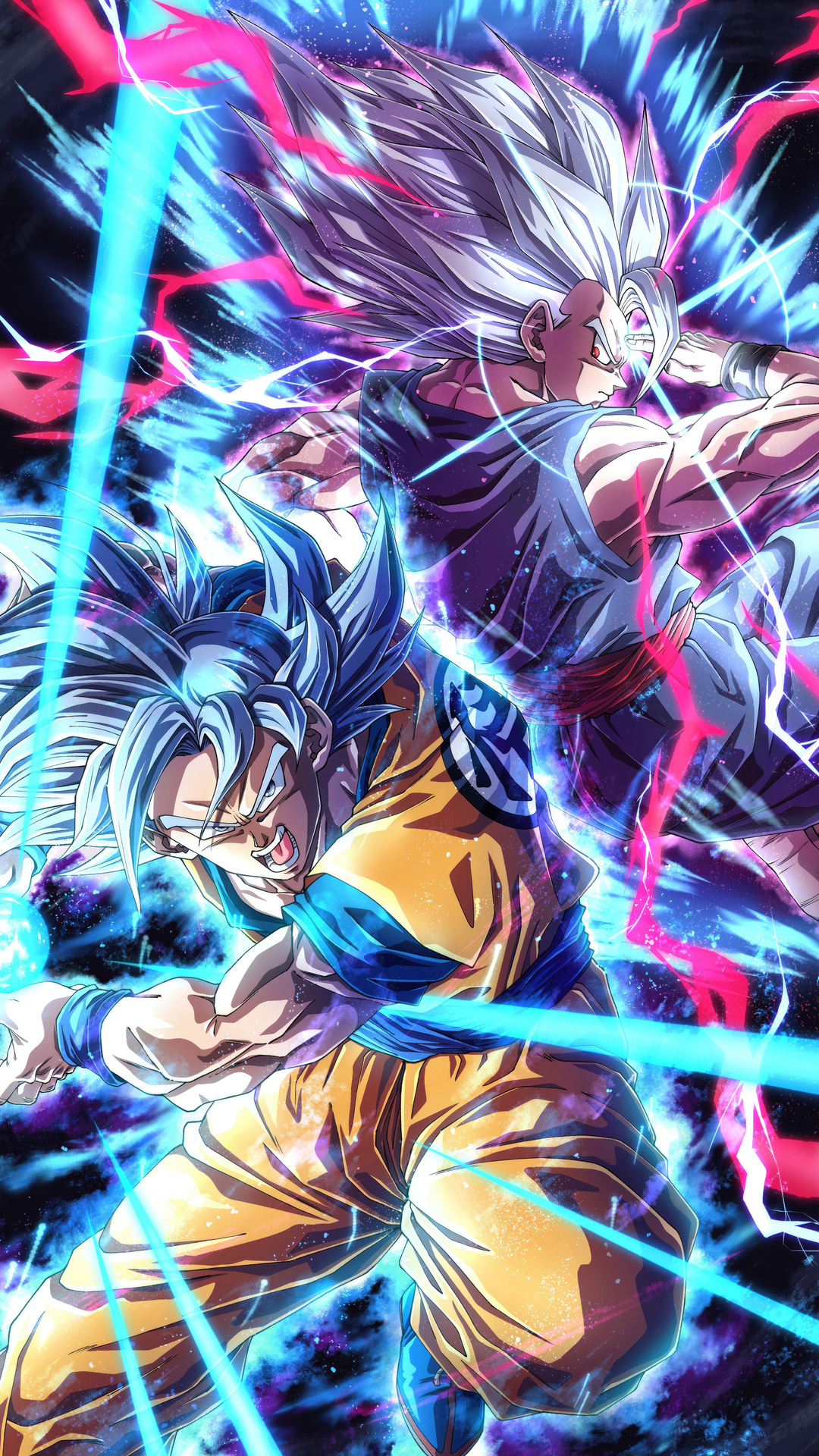 1080x1920 Dragon Ball Super Gohan Beast Vs Ultra Instinct Goku 4k ...