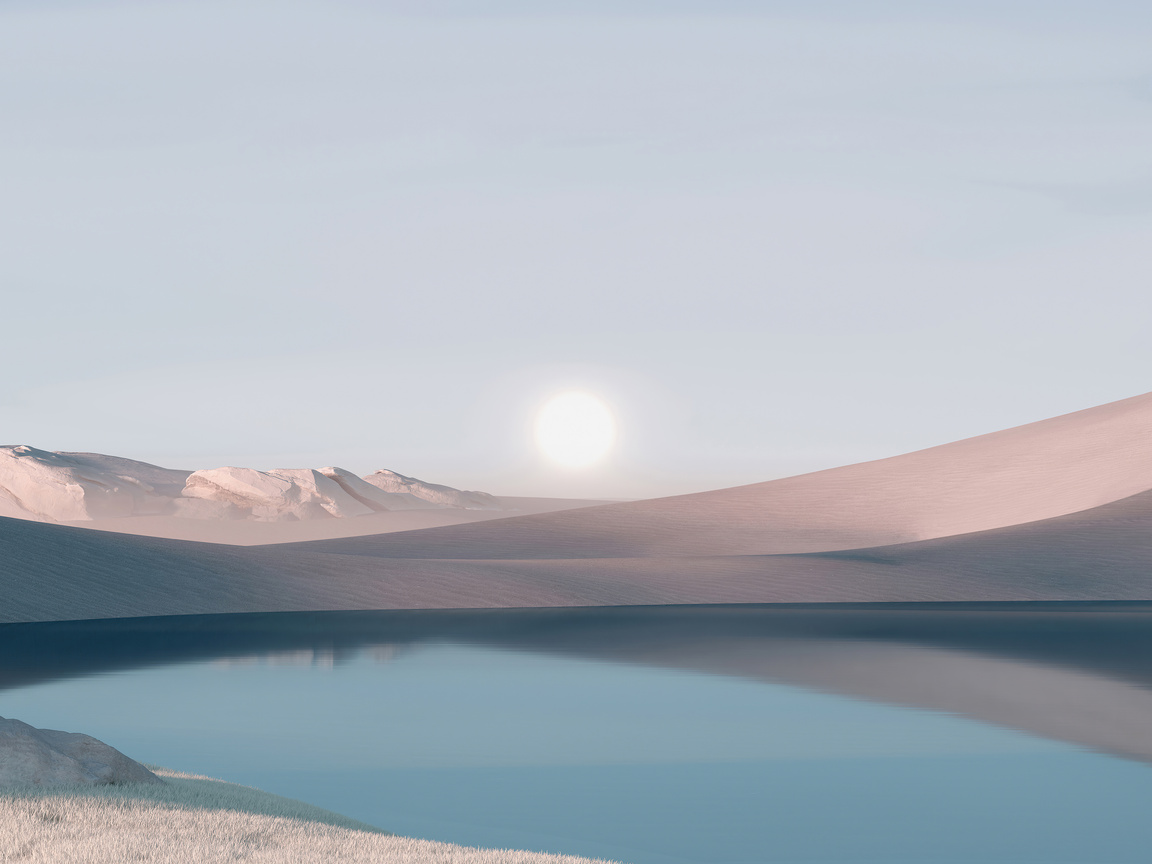 1152x864 Dunes Minimal Windows 11 Wallpaper,1152x864 Resolution HD 4k
