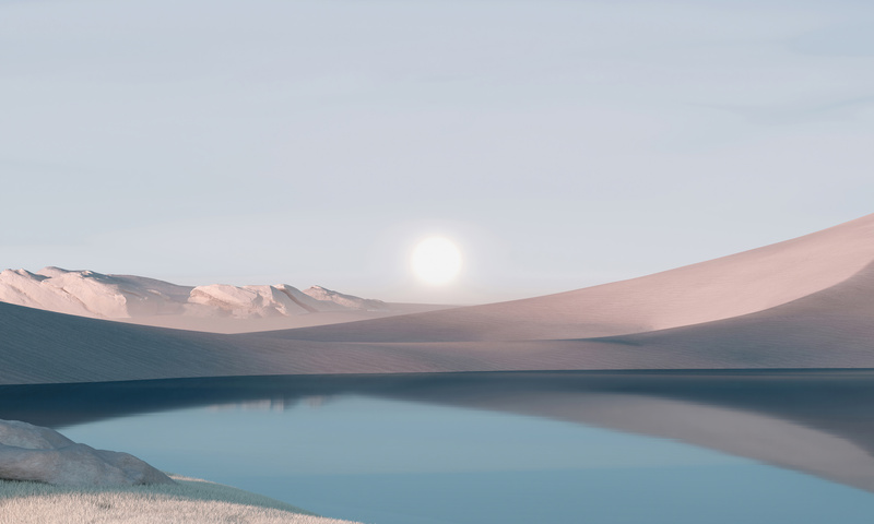 800x480 Dunes Minimal Windows 11 800x480 Resolution HD 4k Wallpapers ...